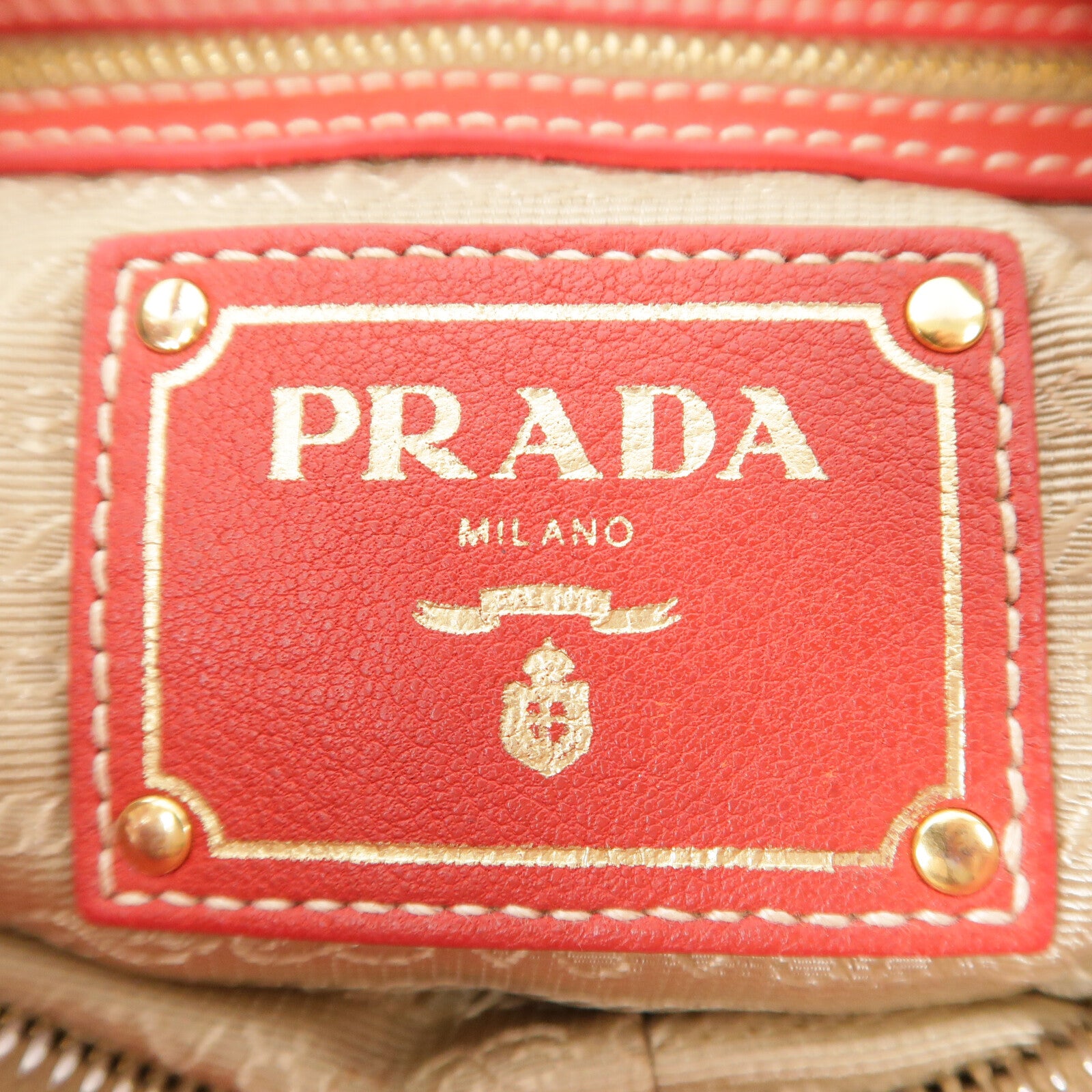 PRADA 牛皮皮革Tote Bag手挽袋