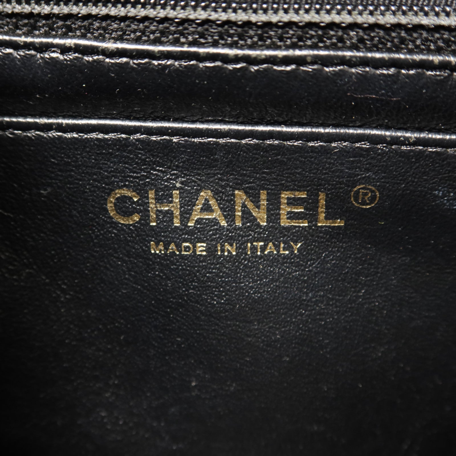 CHANEL 牛皮皮革Mini Classic 20金扣鏈帶肩背袋