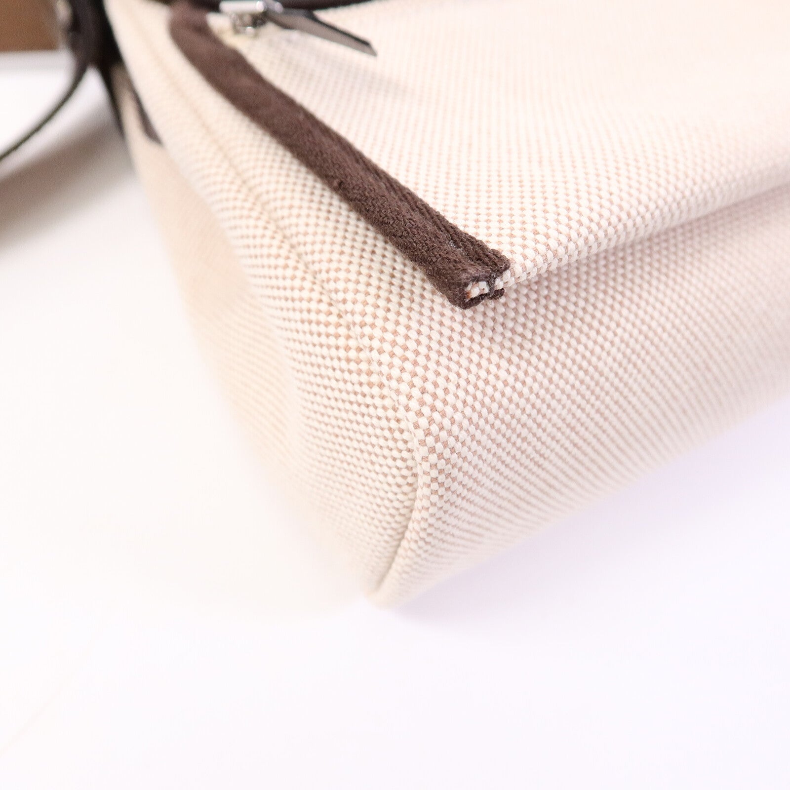 HERMES 帆布Mini Herbag肩背袋Ebene