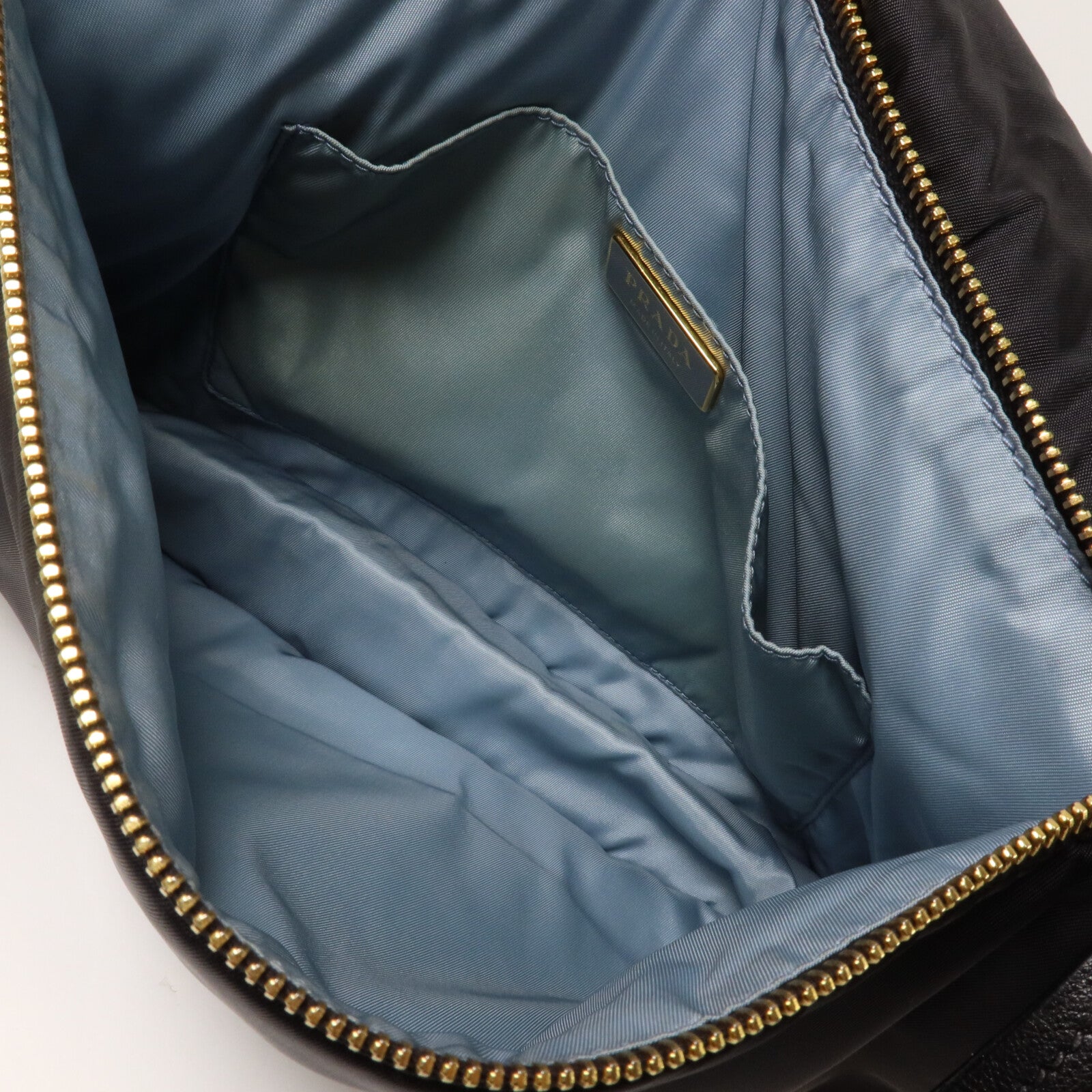 PRADA 羊毛/尼龍Shoulder Bag鏈帶肩背袋