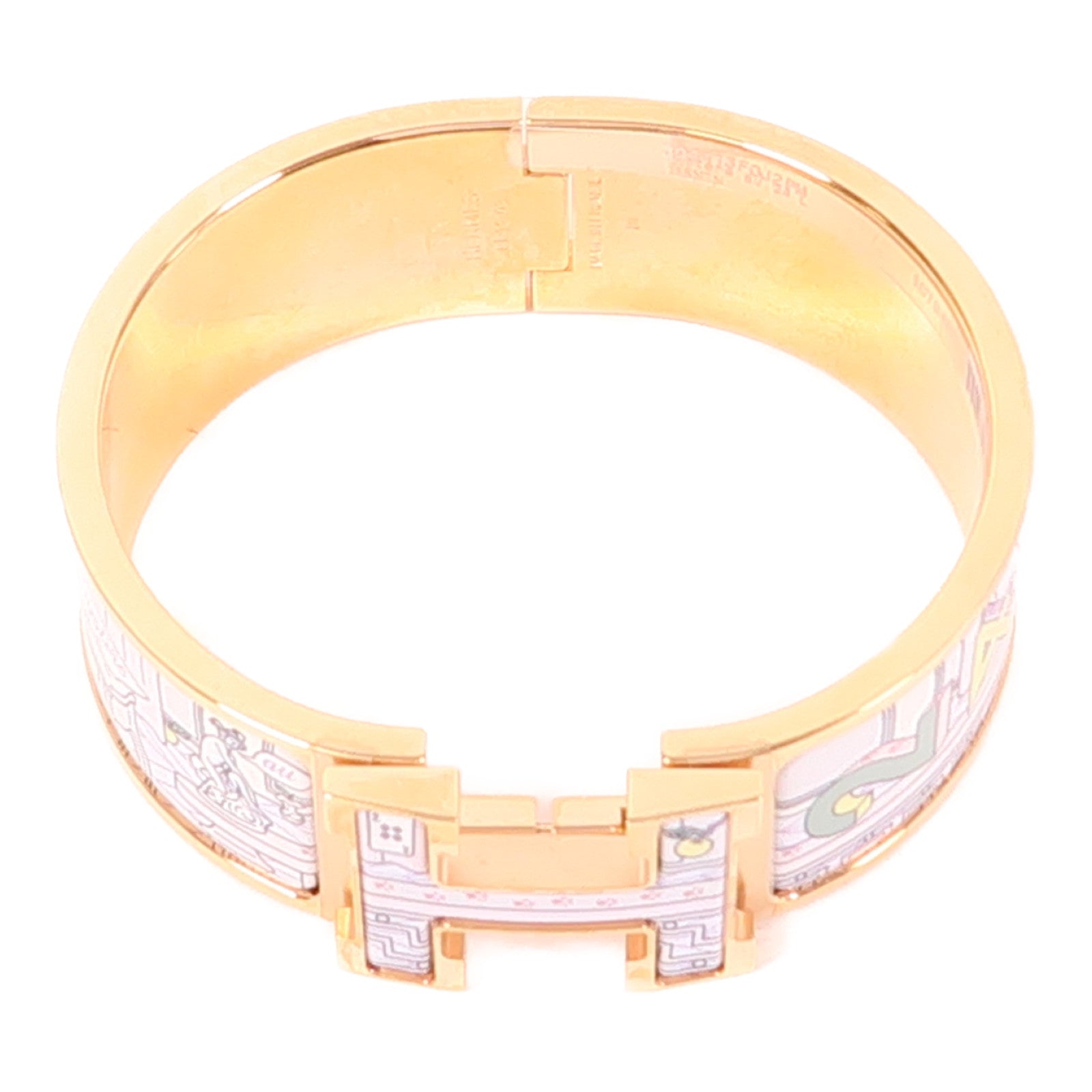 HERMES 【激減優惠】金屬Clic Clac H手鐲