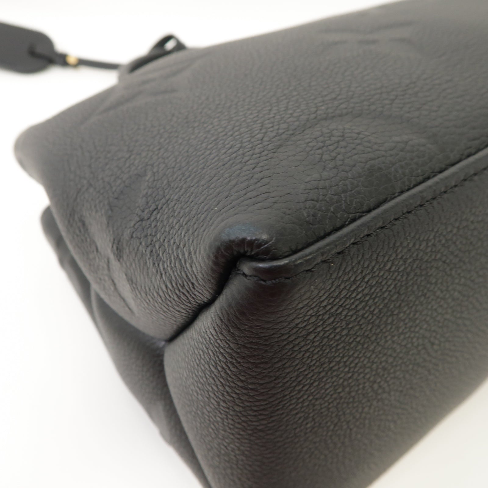 LOUIS VUITTON Monogram Empreinte Petit Palais金扣手挽肩背兩用袋黑色