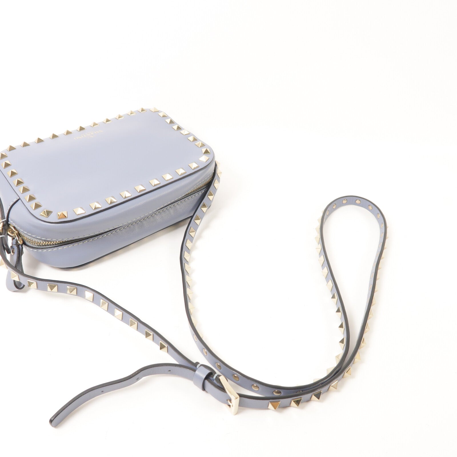 Valentino 牛皮皮革Garavani Rockstud肩背袋