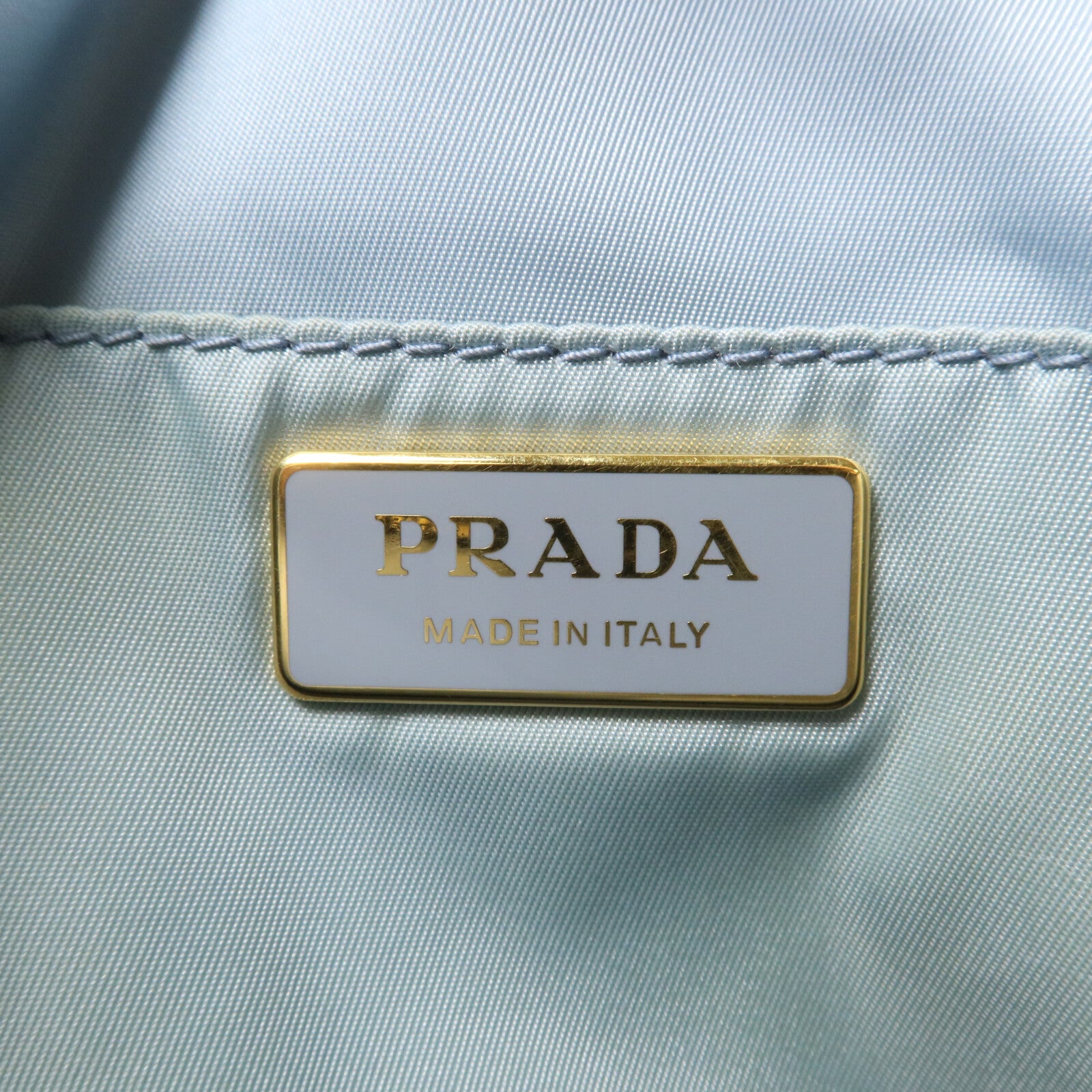 PRADA 羊毛/尼龍Shoulder Bag鏈帶肩背袋
