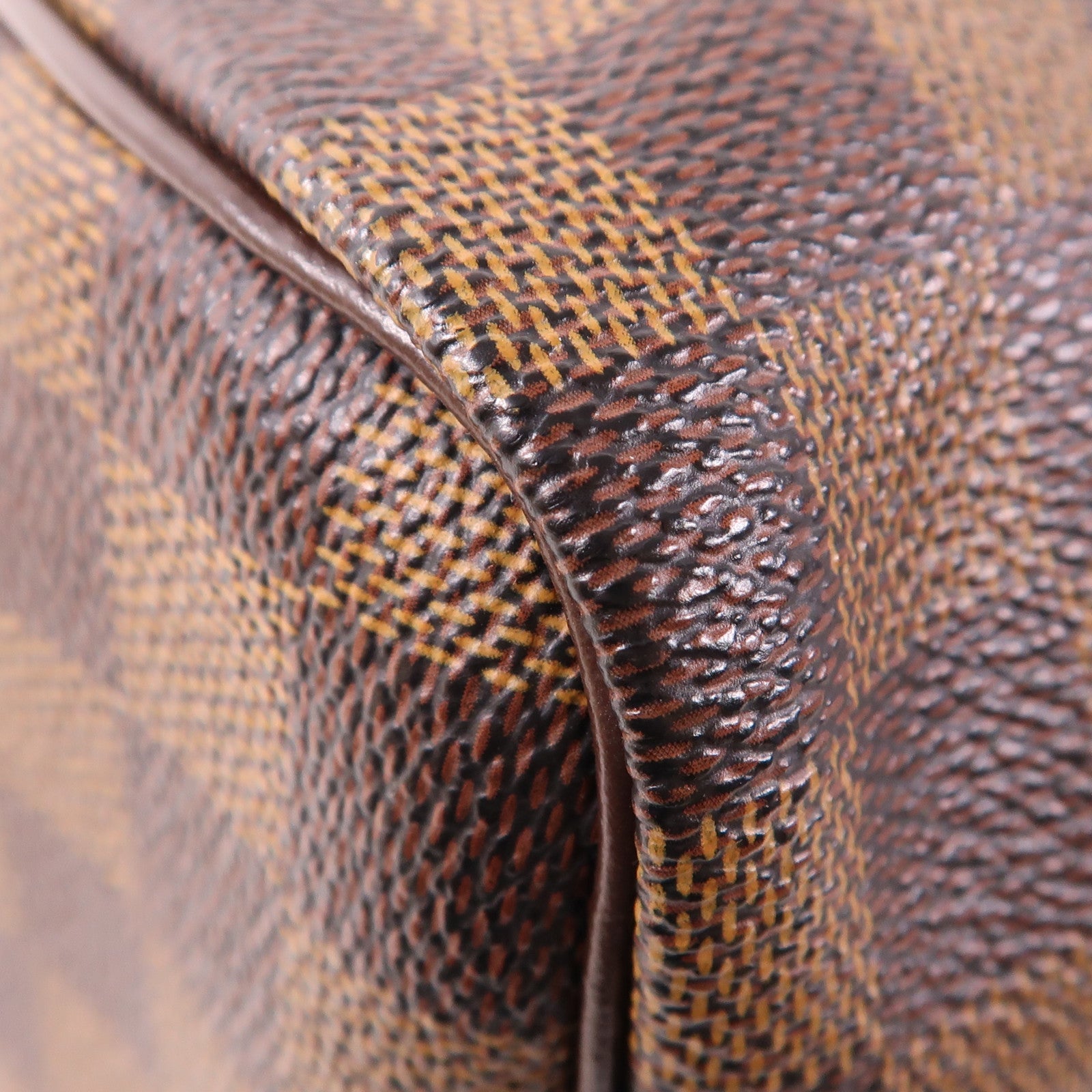 LOUIS VUITTON Damier Speedy 30金扣手挽袋