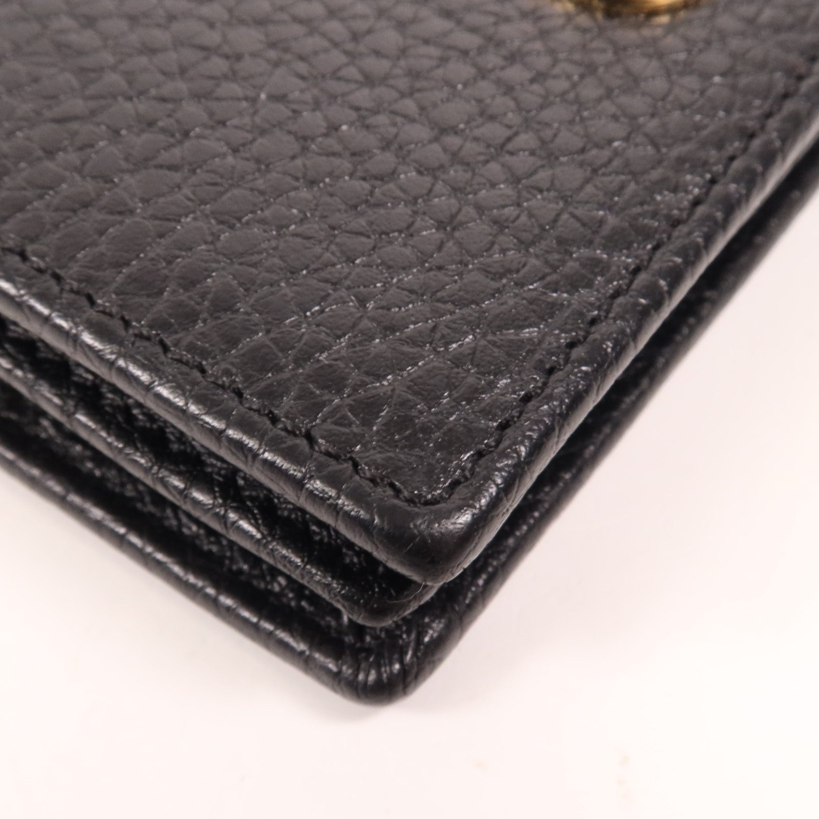 GUCCI 牛皮皮革Wallet金扣錢包