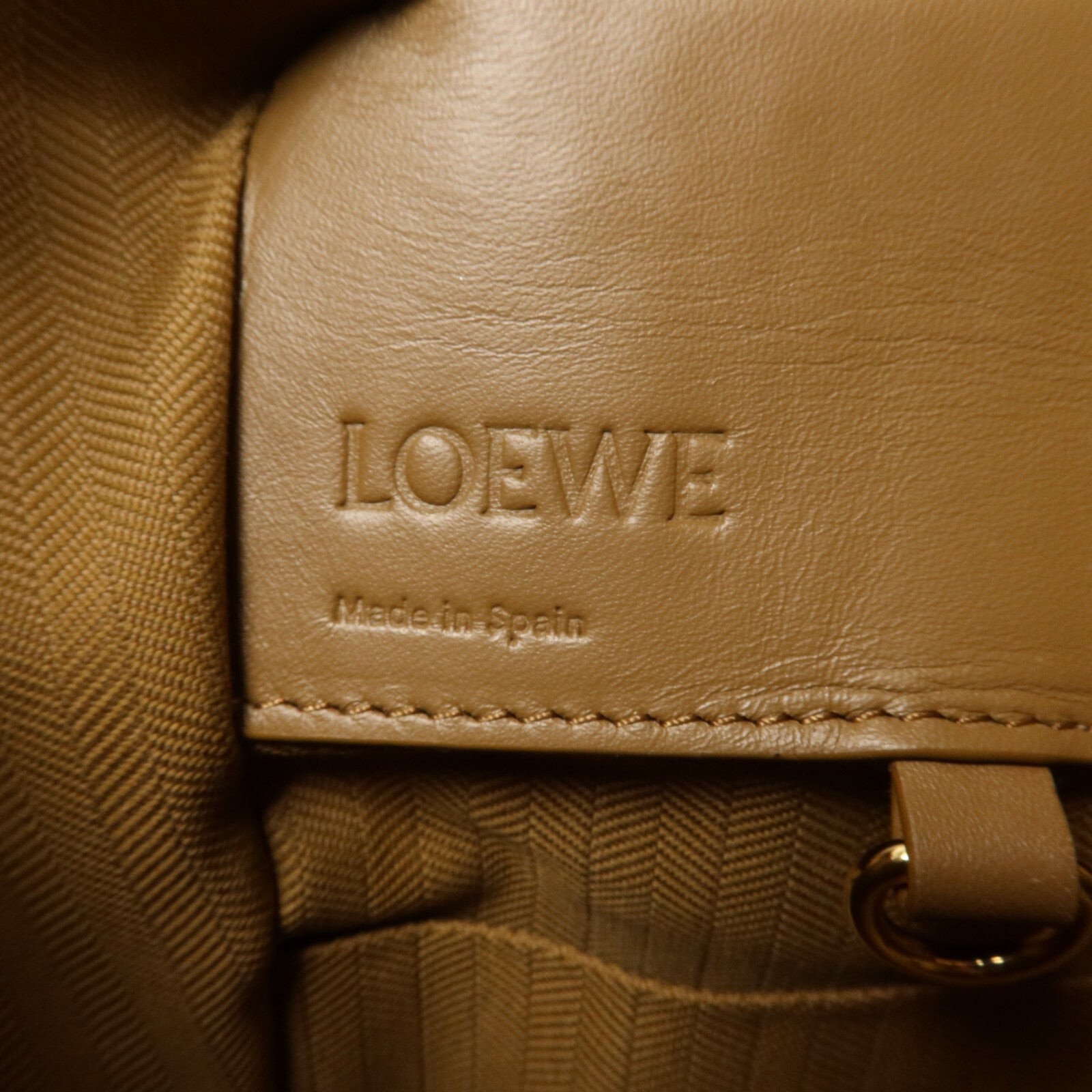 LOEWE 牛皮皮革Hammock Small手挽肩背兩用袋