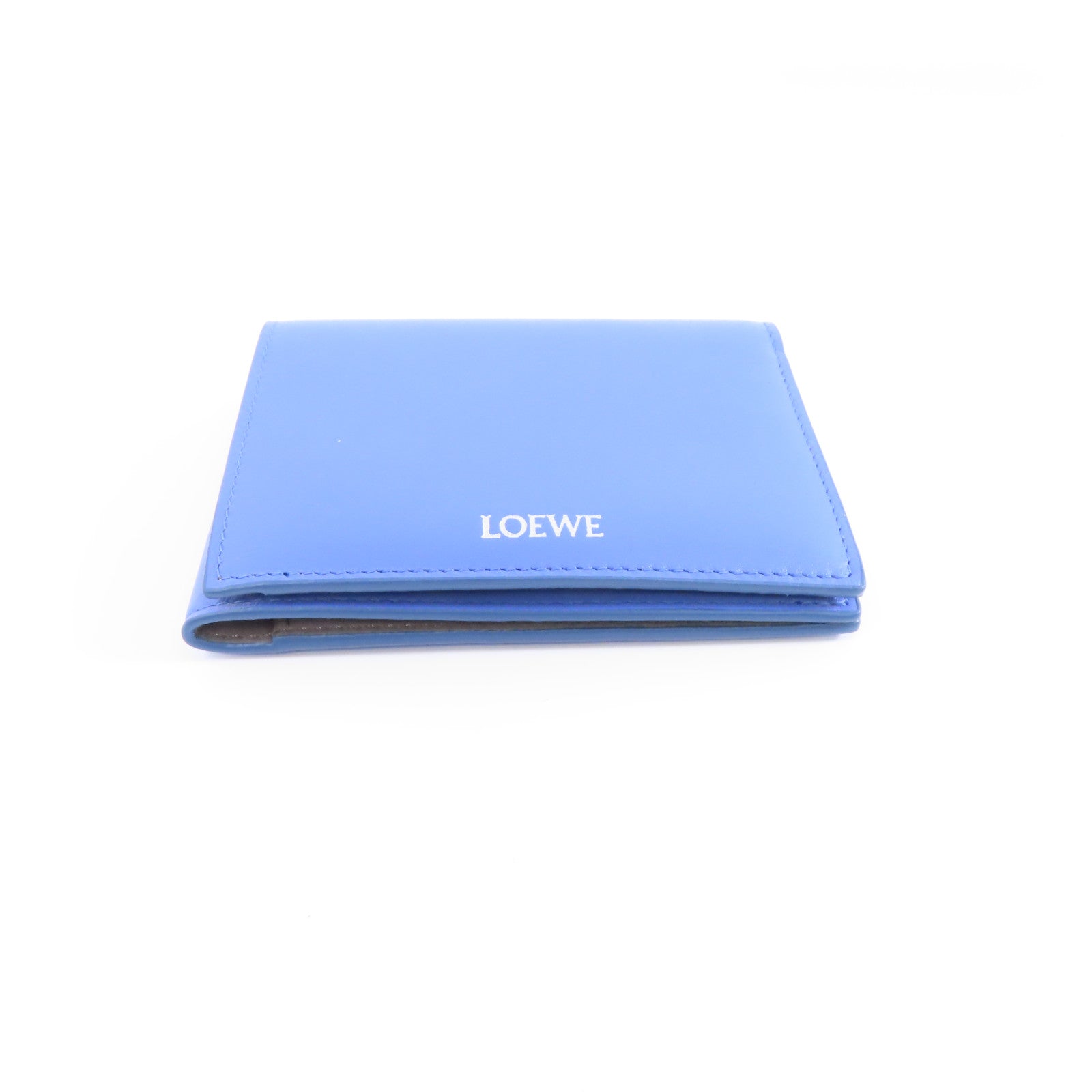 LOEWE (PRICE DOWN) Wallet Calfskin Leather Blue