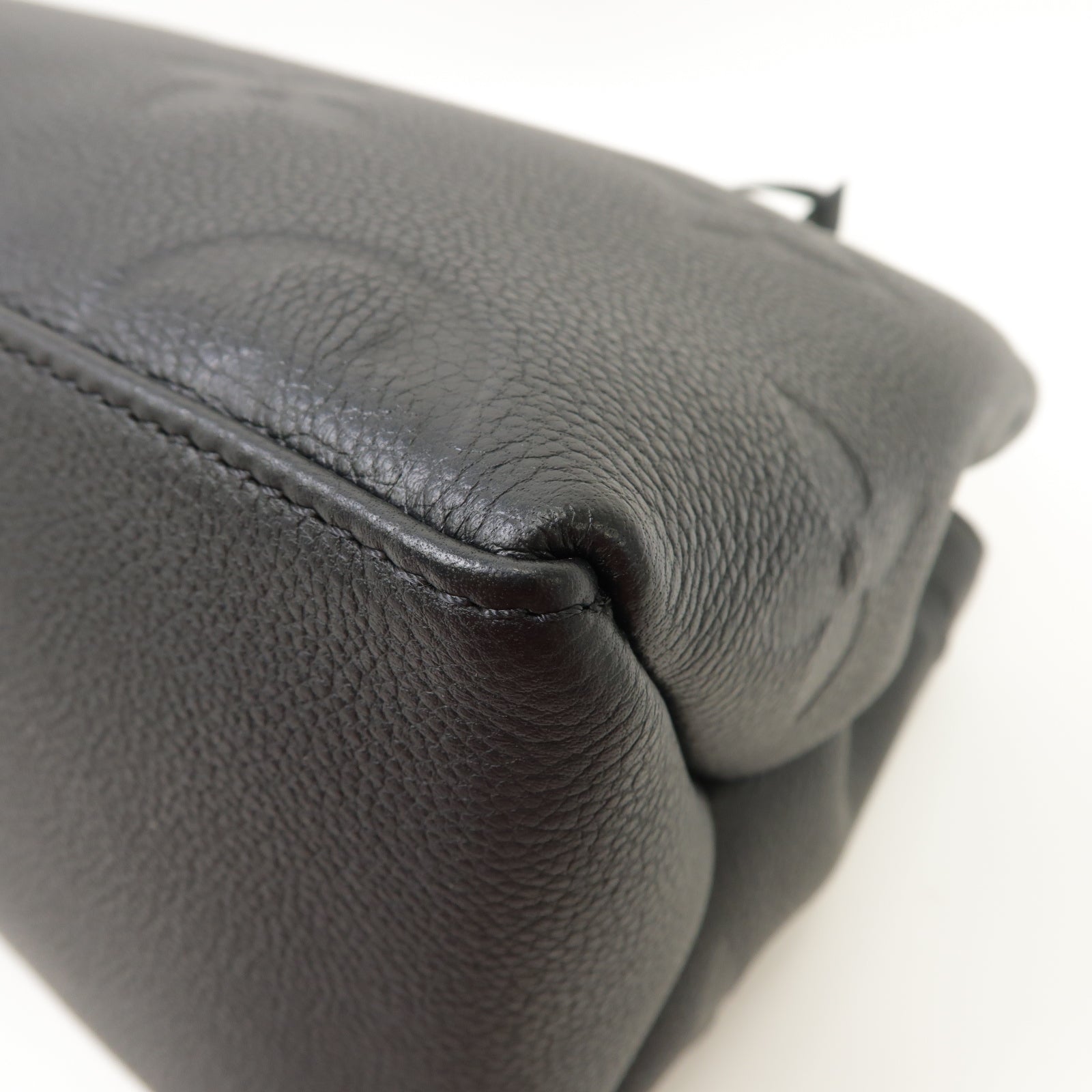 LOUIS VUITTON Monogram Empreinte Petit Palais金扣手挽肩背兩用袋黑色