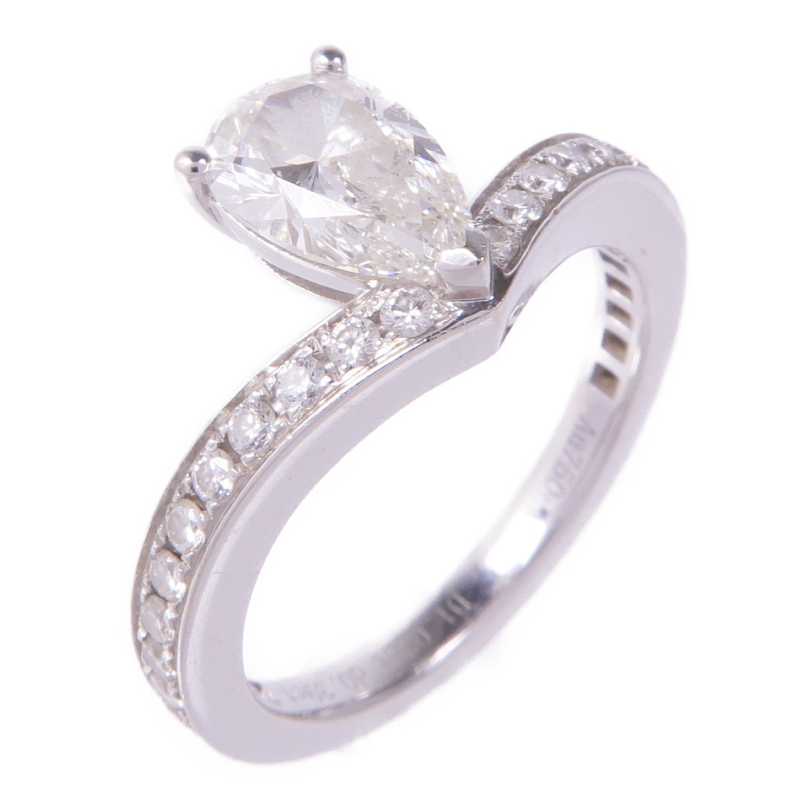 JEWELRY 【激減優惠】18K白金Diamond Ring鑽石戒指US#6.5