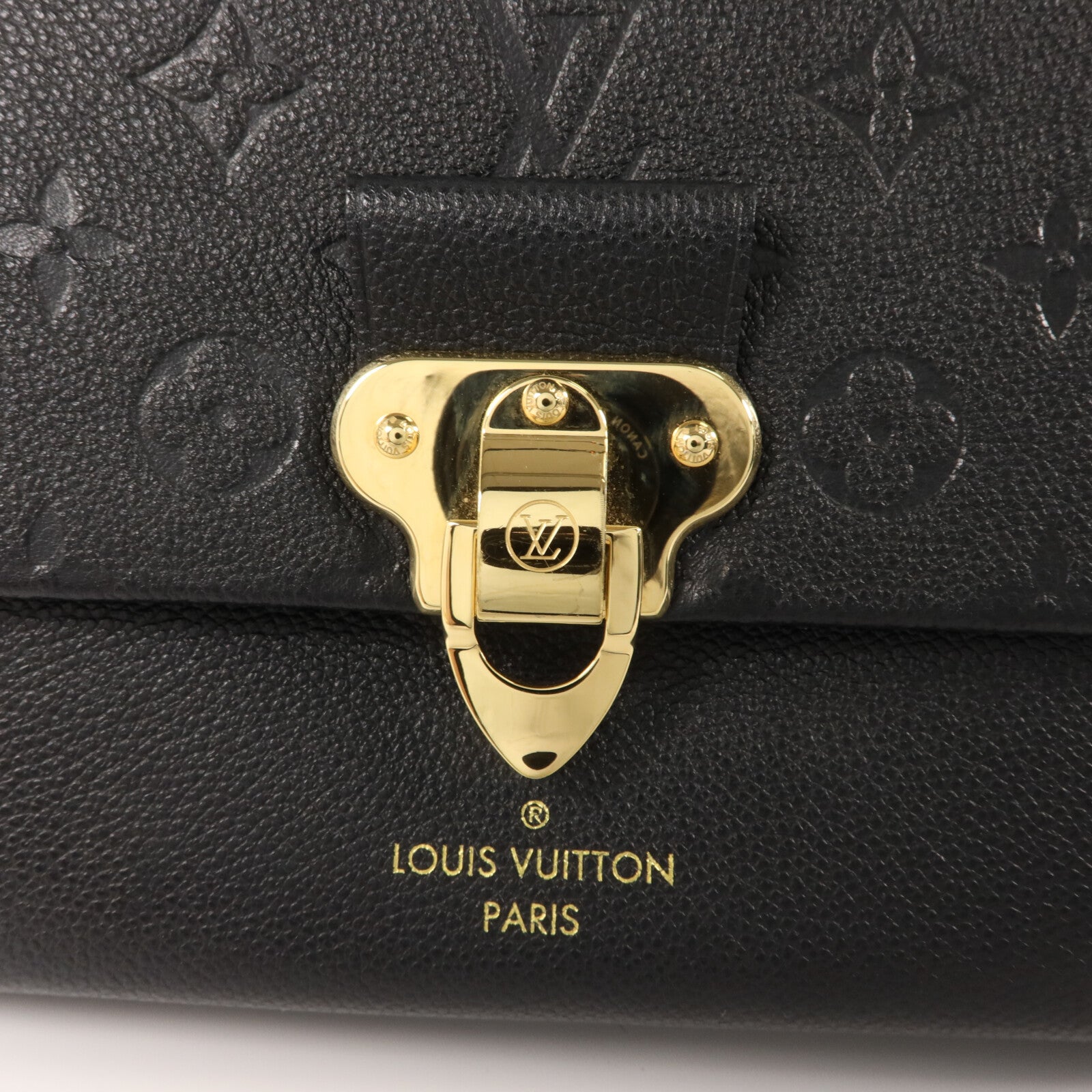 LOUIS VUITTON Monogram Empreinte Vavin PM金扣肩背袋