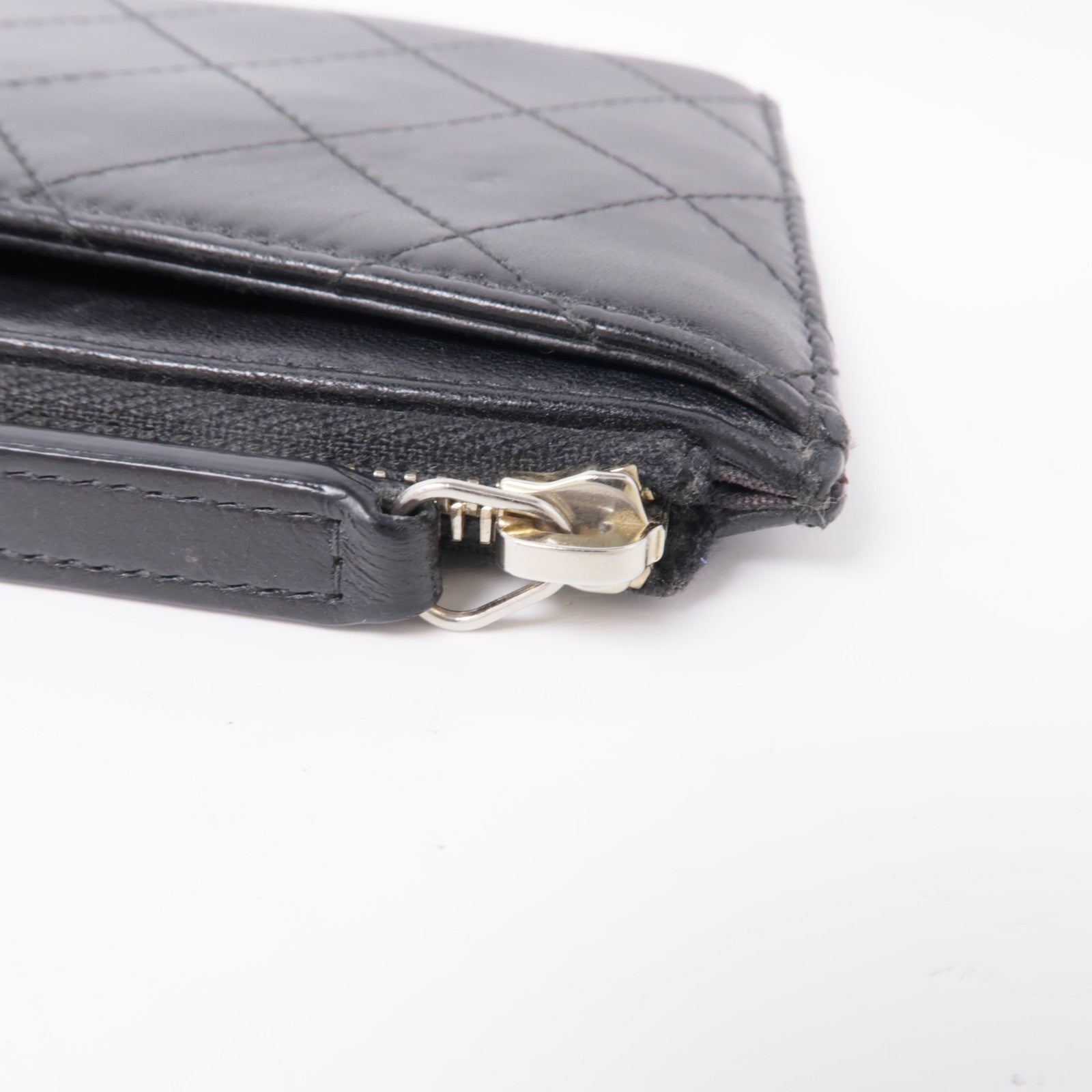 CHANEL 皮革Long Wallet金扣長錢包
