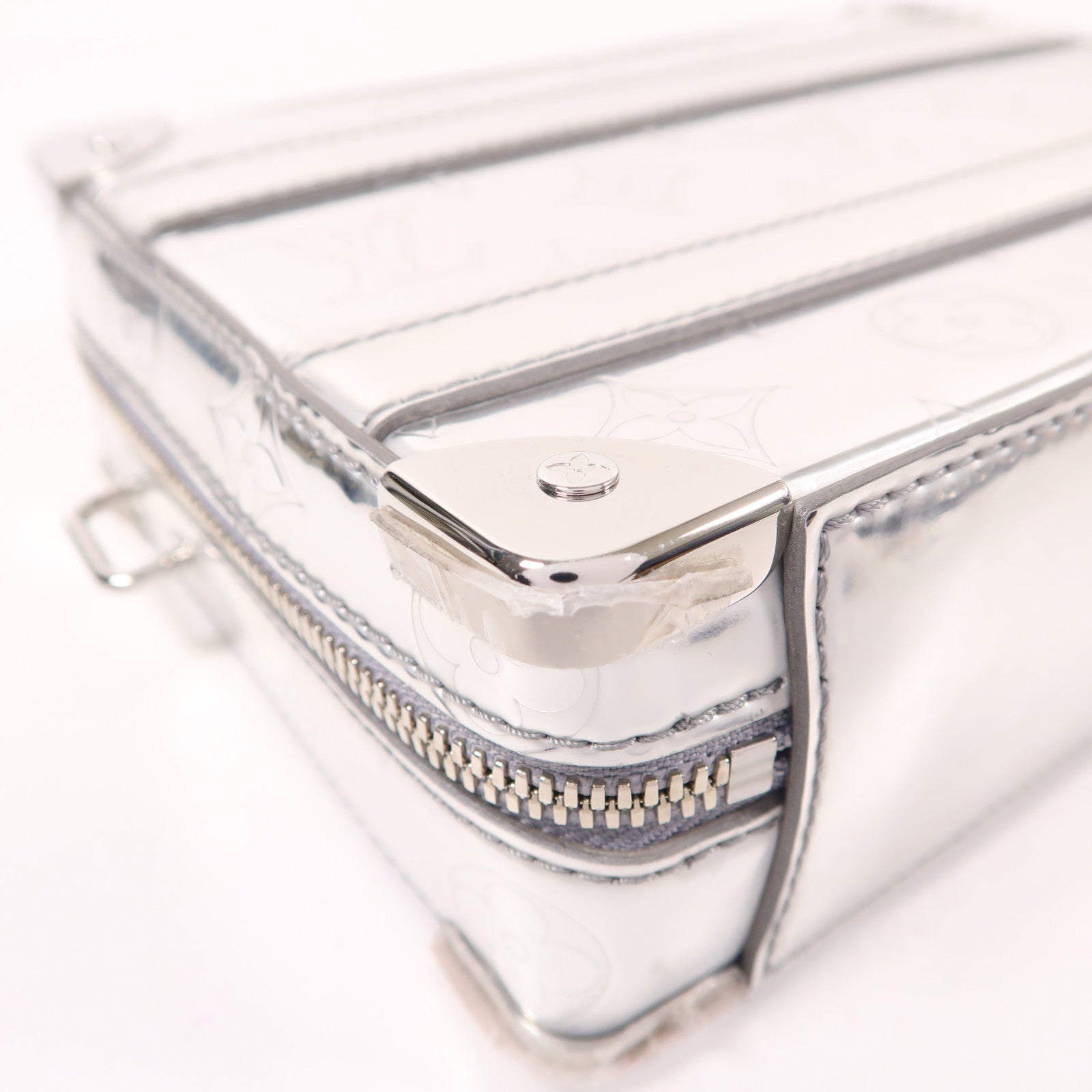 LOUIS VUITTON 【激減優惠】Monogram Mirror Handle Soft Trunk銀扣手挽肩背兩用袋