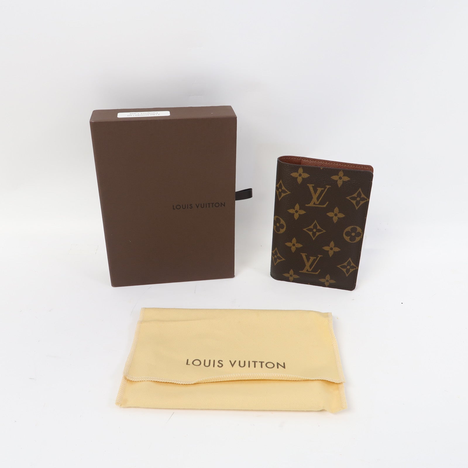 LOUIS VUITTON Monogram Passport Case護照套啡色