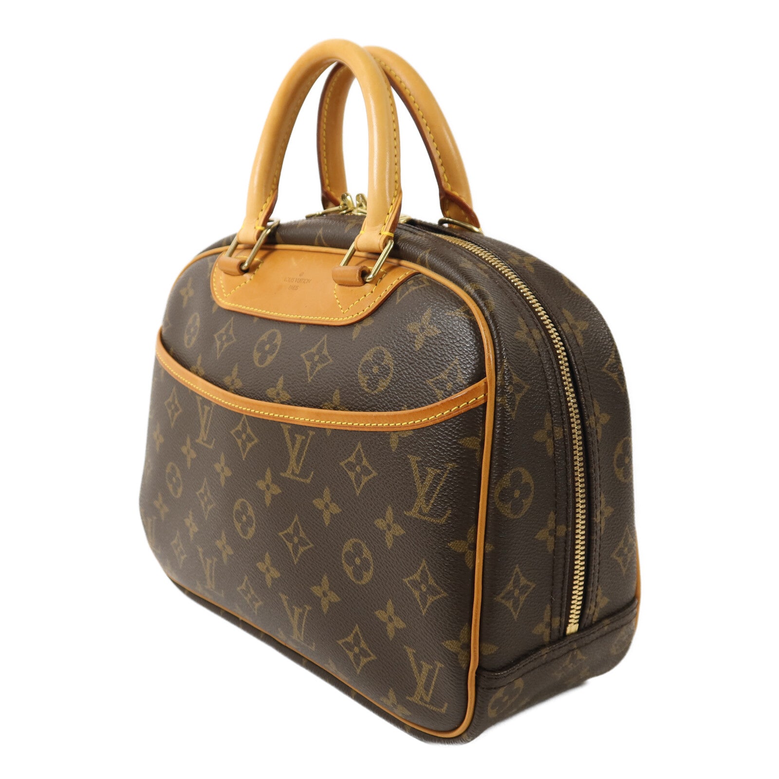 LOUIS VUITTON Monogram Trouville PM金扣手挽袋