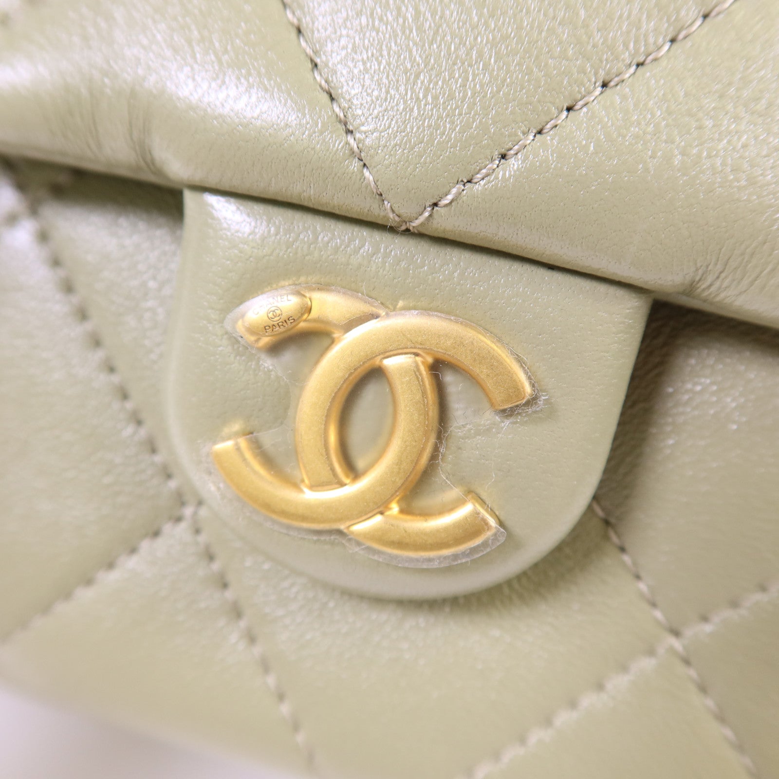 CHANEL 羊皮皮革Maxi Hobo Bag金扣鏈帶肩背袋