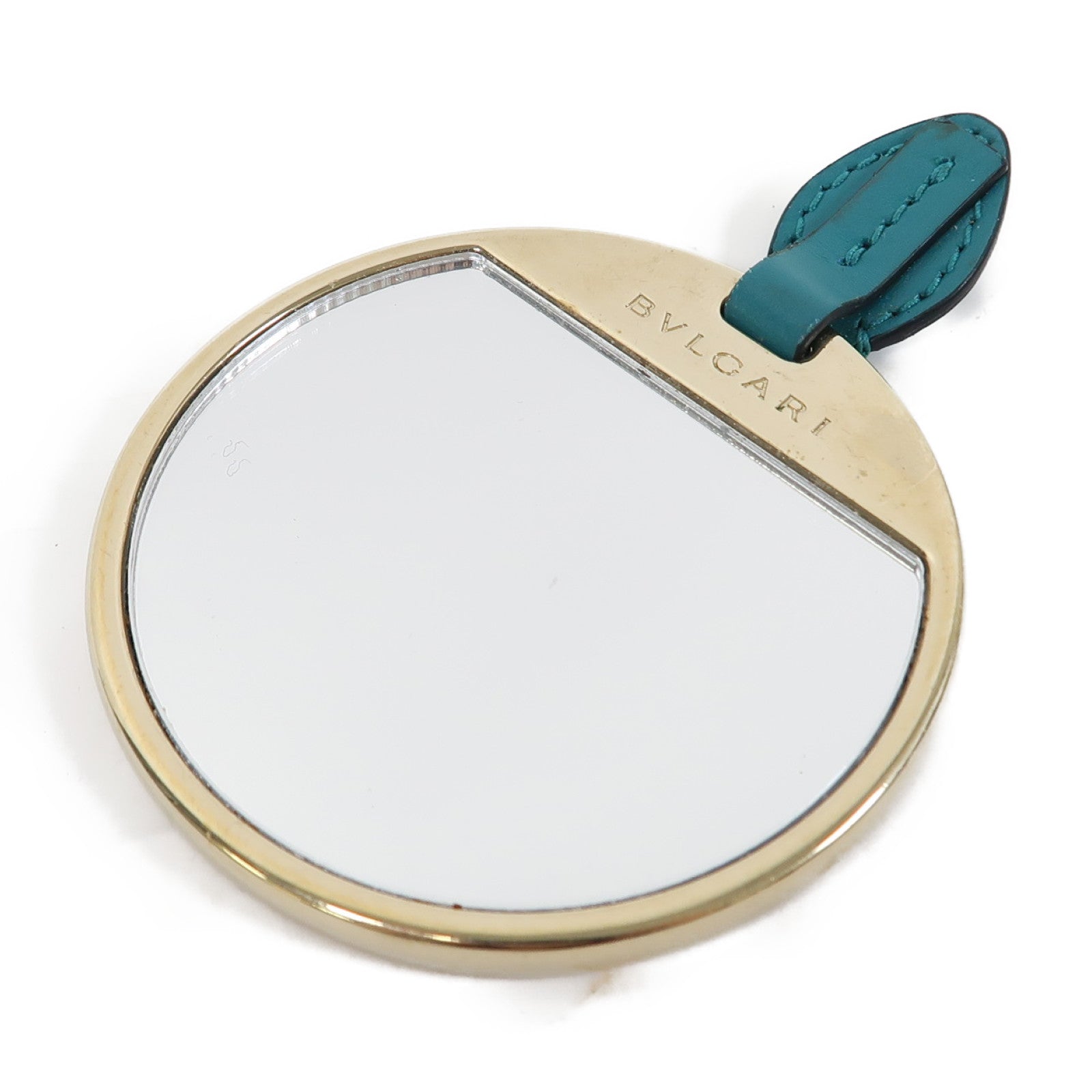 BVLGARI 牛皮皮革Serpenti Forever金扣鏈帶手挽肩背兩用袋綠色