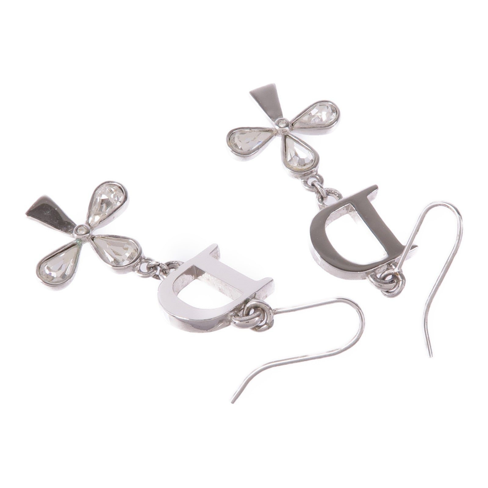 Dior CD Earrings Metal Silver