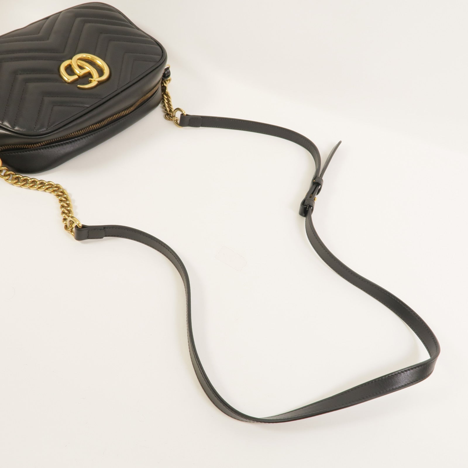 GUCCI 牛皮皮革GG Marmont肩背袋