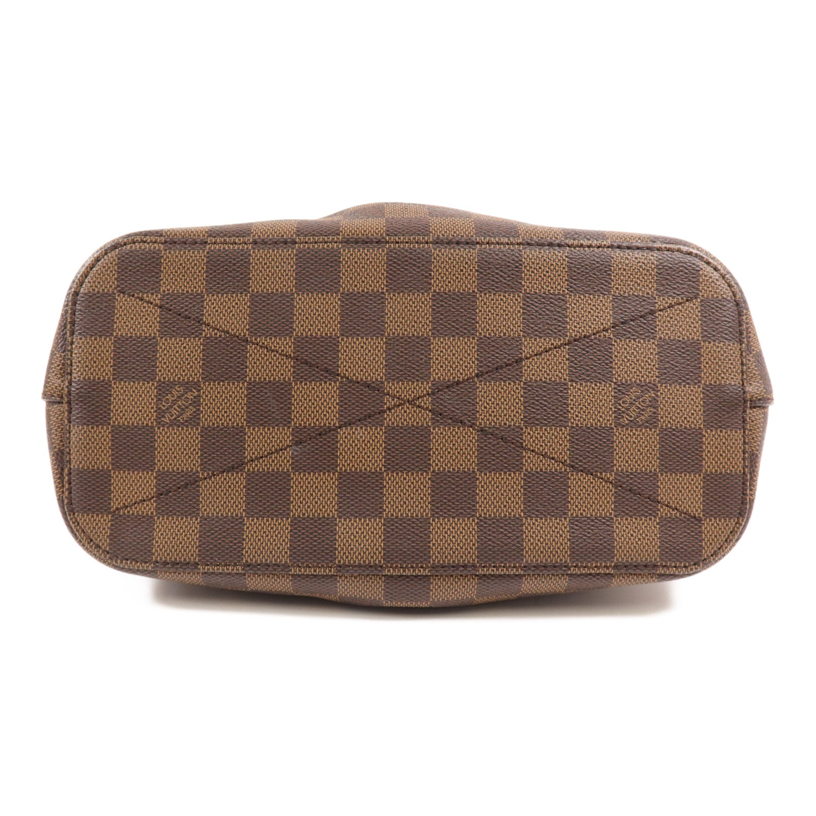 LOUIS VUITTON Damier Siena PM金扣手挽袋