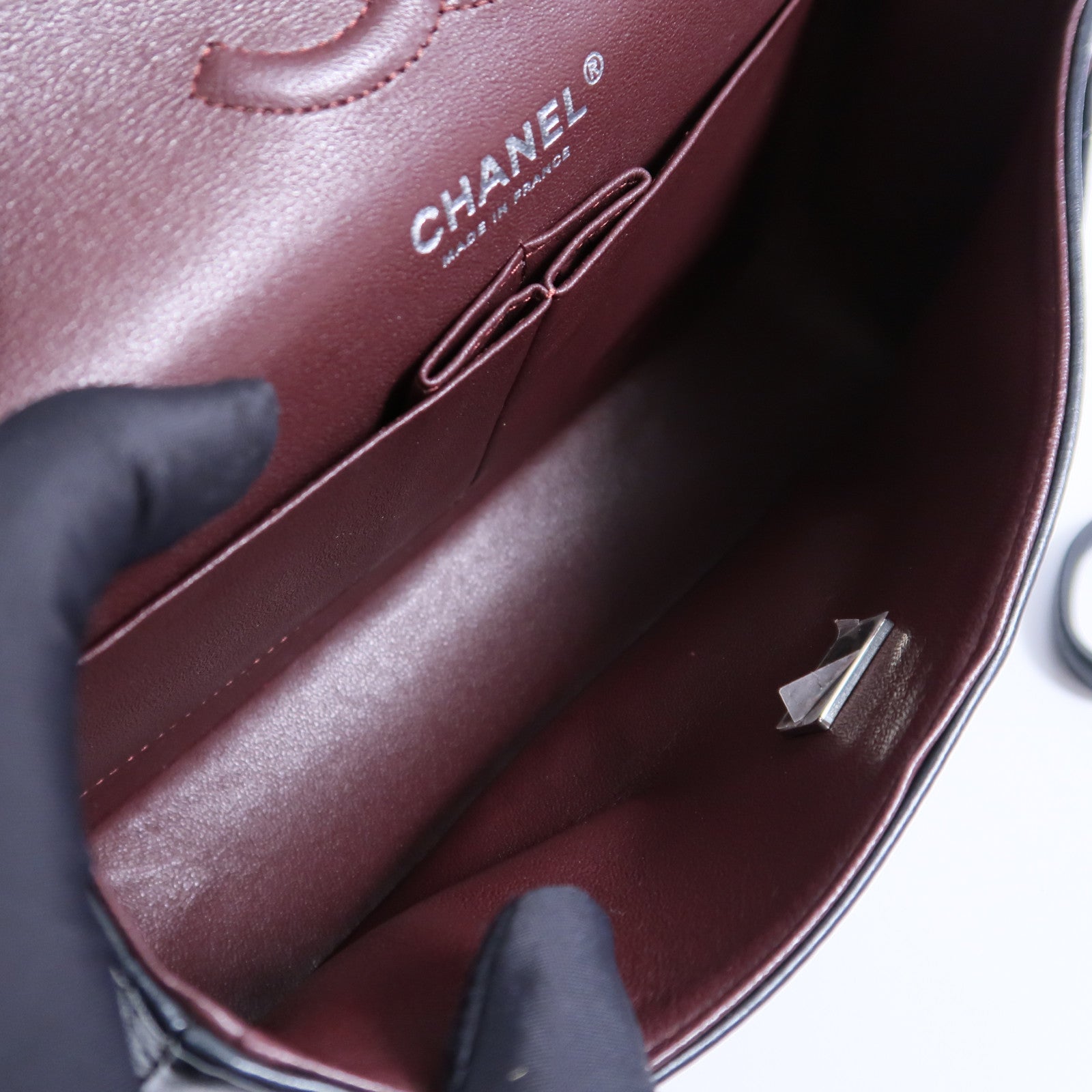 CHANEL 羊皮皮革Classic 23鏈帶肩背袋
