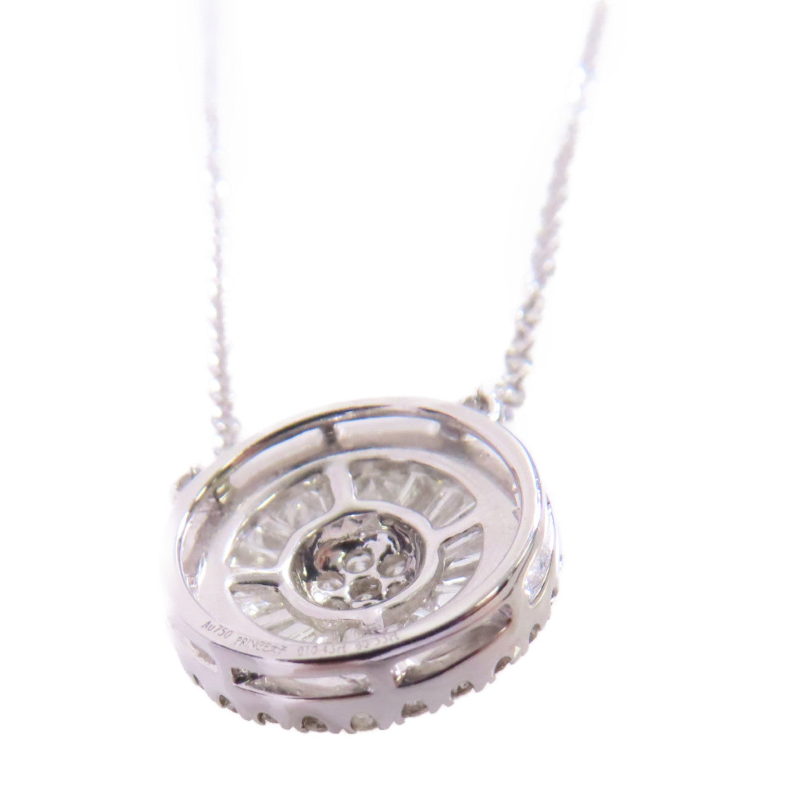JEWELRY 18K白金Diamond Necklace 0.10ct/0.33ct鑽石項鏈