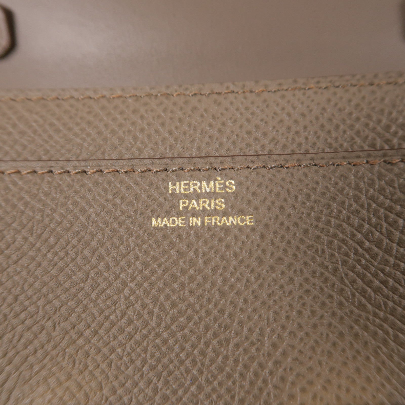 HERMES Epsom皮革Constance To Go金扣肩背袋