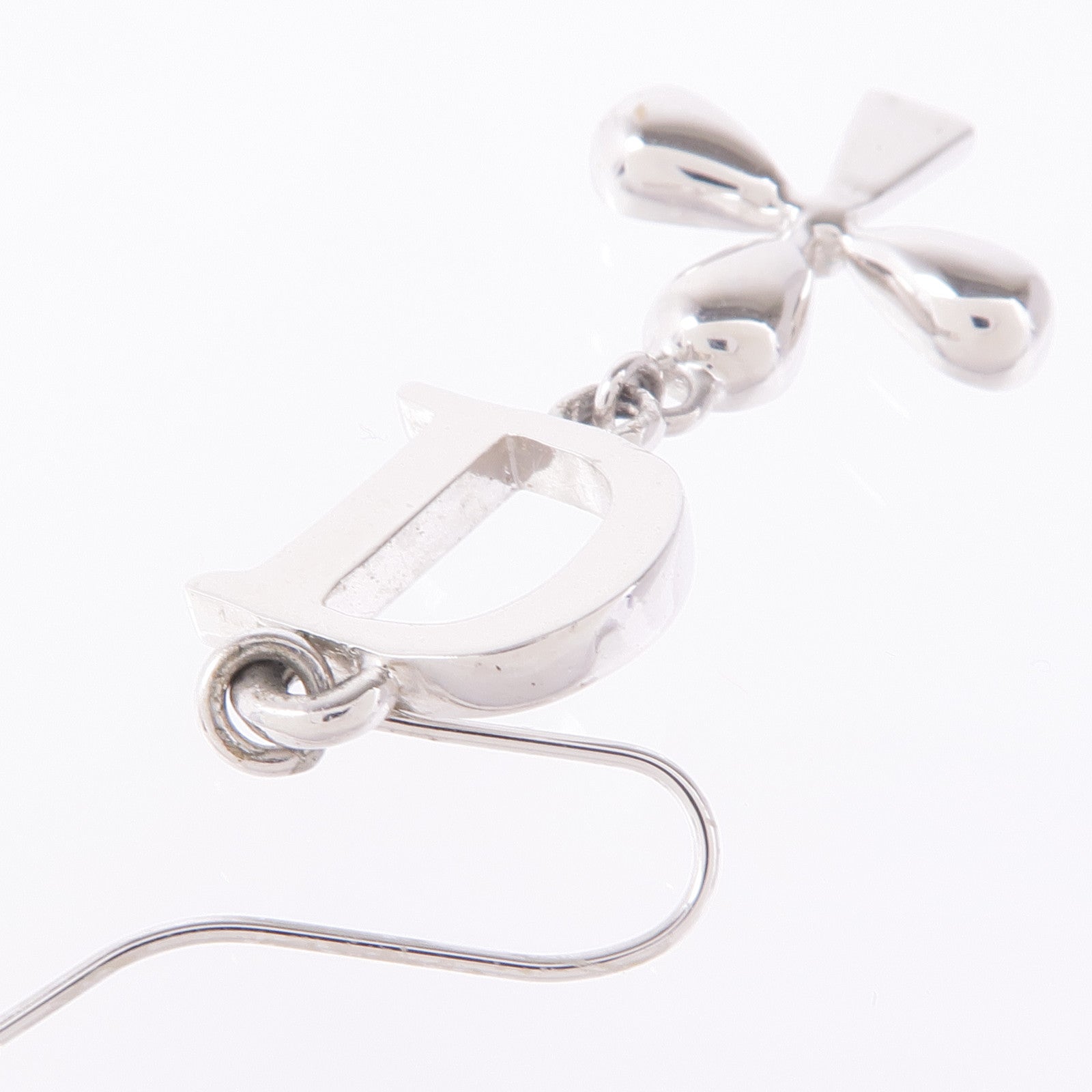 Dior CD Earrings Metal Silver