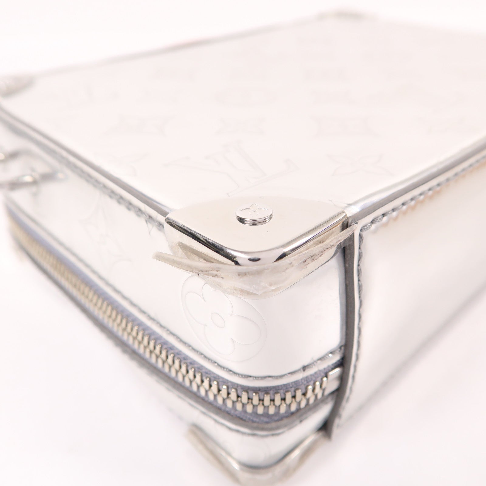 LOUIS VUITTON 【激減優惠】Monogram Mirror Handle Soft Trunk銀扣手挽肩背兩用袋