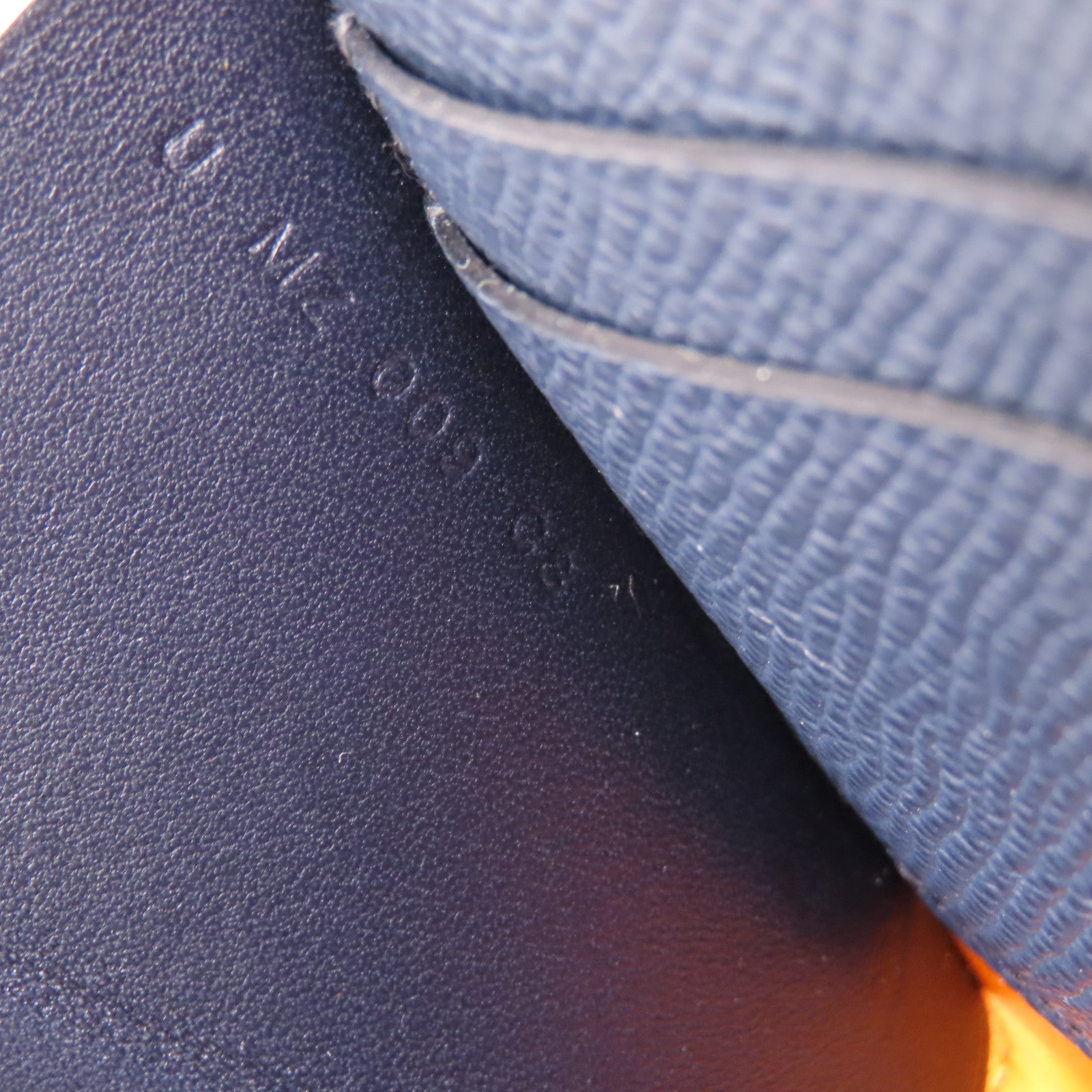 HERMES Epsom皮革/Swift皮革Nouveau To Go銀扣肩背袋Bleu Sapphire