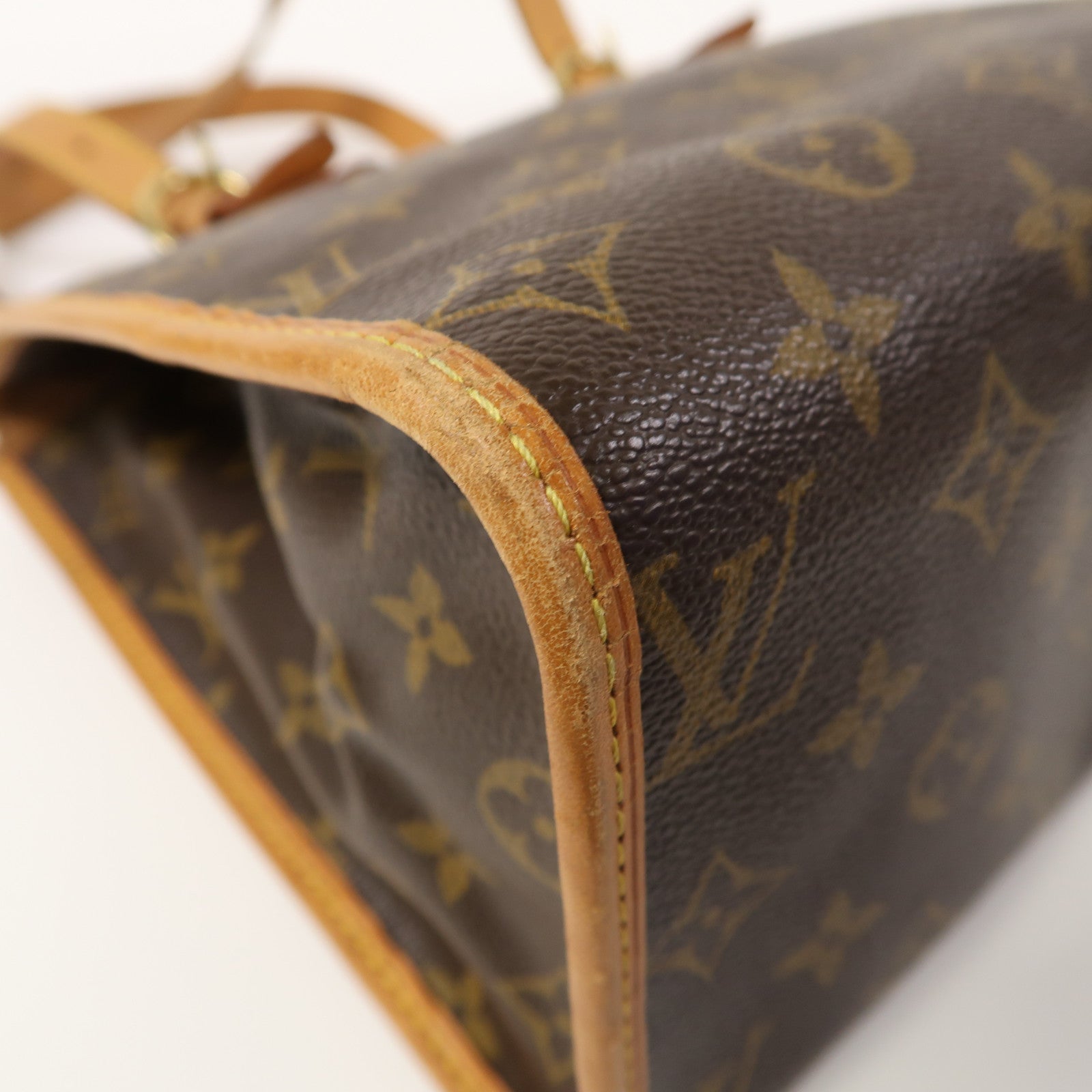 LOUIS VUITTON Monogram Popincourt Haut金扣肩背袋啡色