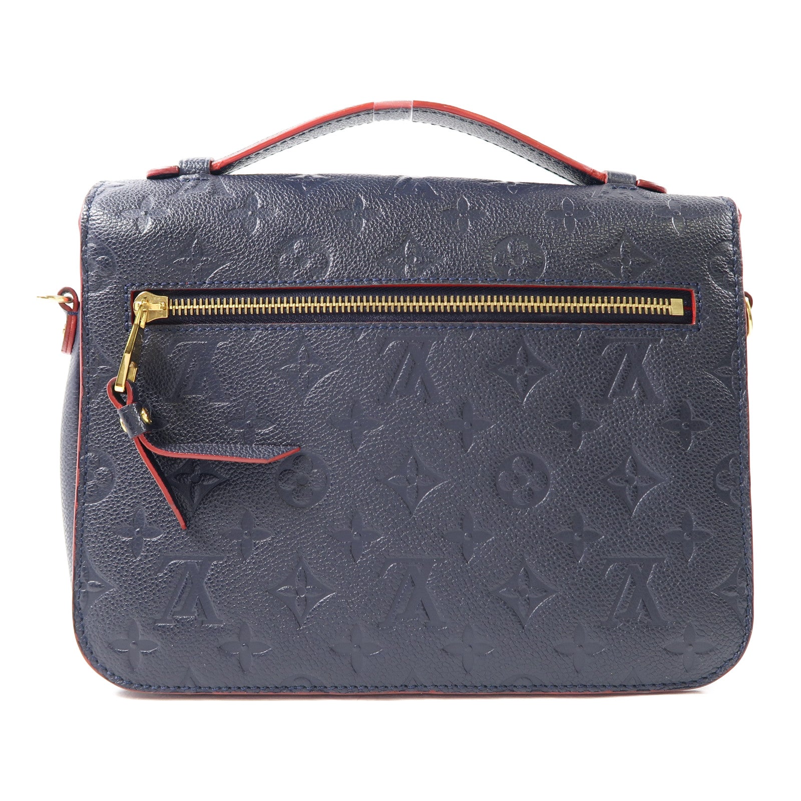LOUIS VUITTON (PRICE DOWN) LV GHW Pochette M?tis 2 Way Bag M44071 Monogram Empreinte Nav...