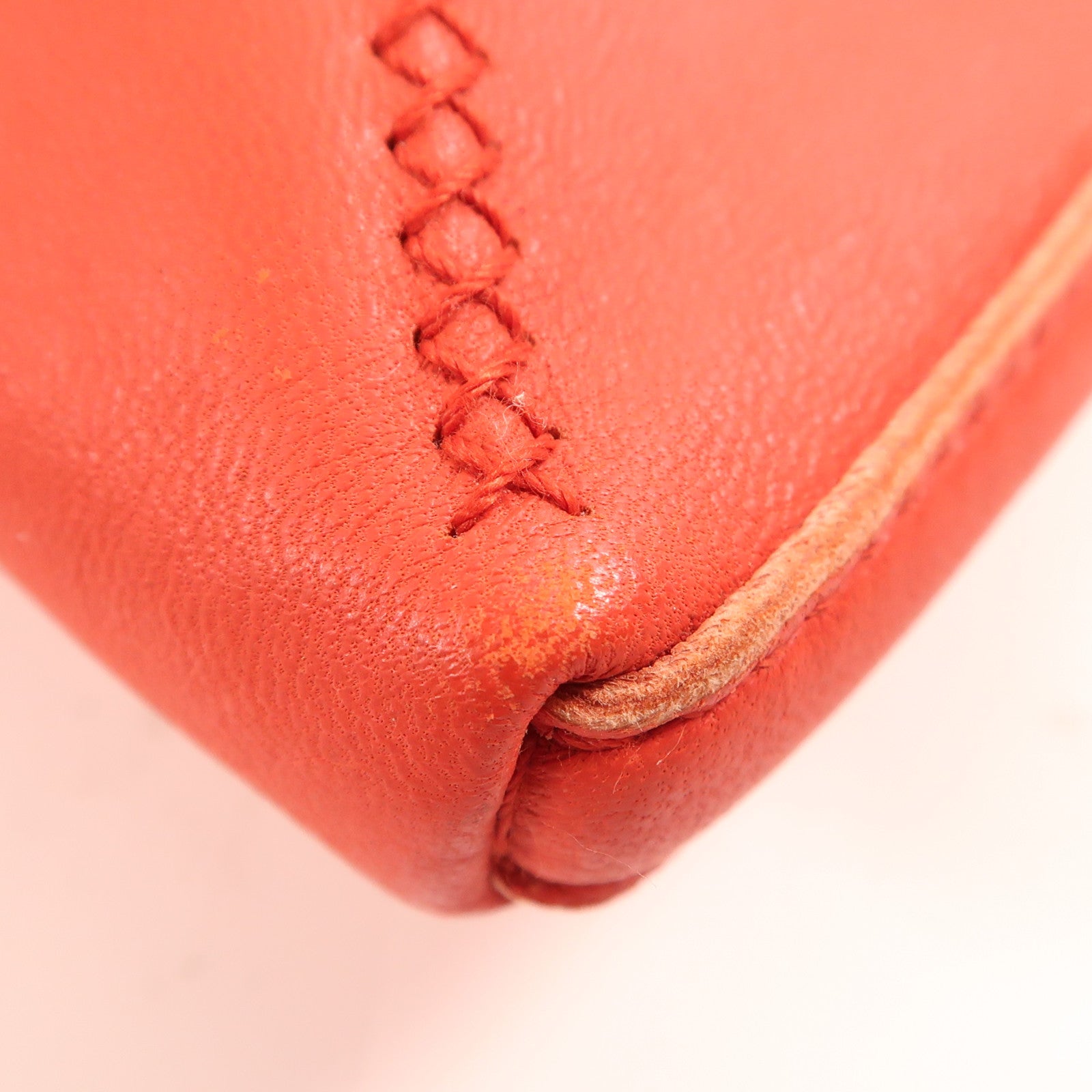 HERMES Swift皮革Sac Pompon肩背袋Rouge