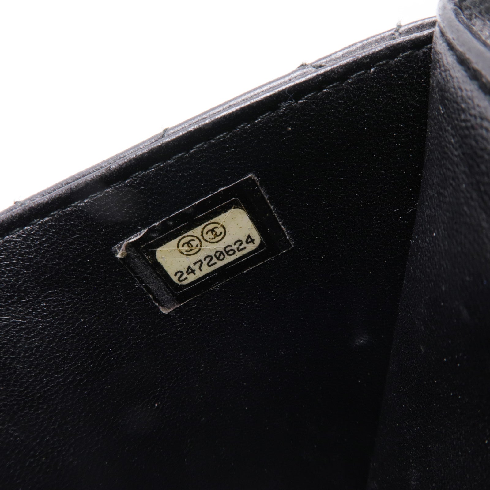 CHANEL 皮革Long Wallet金扣長錢包