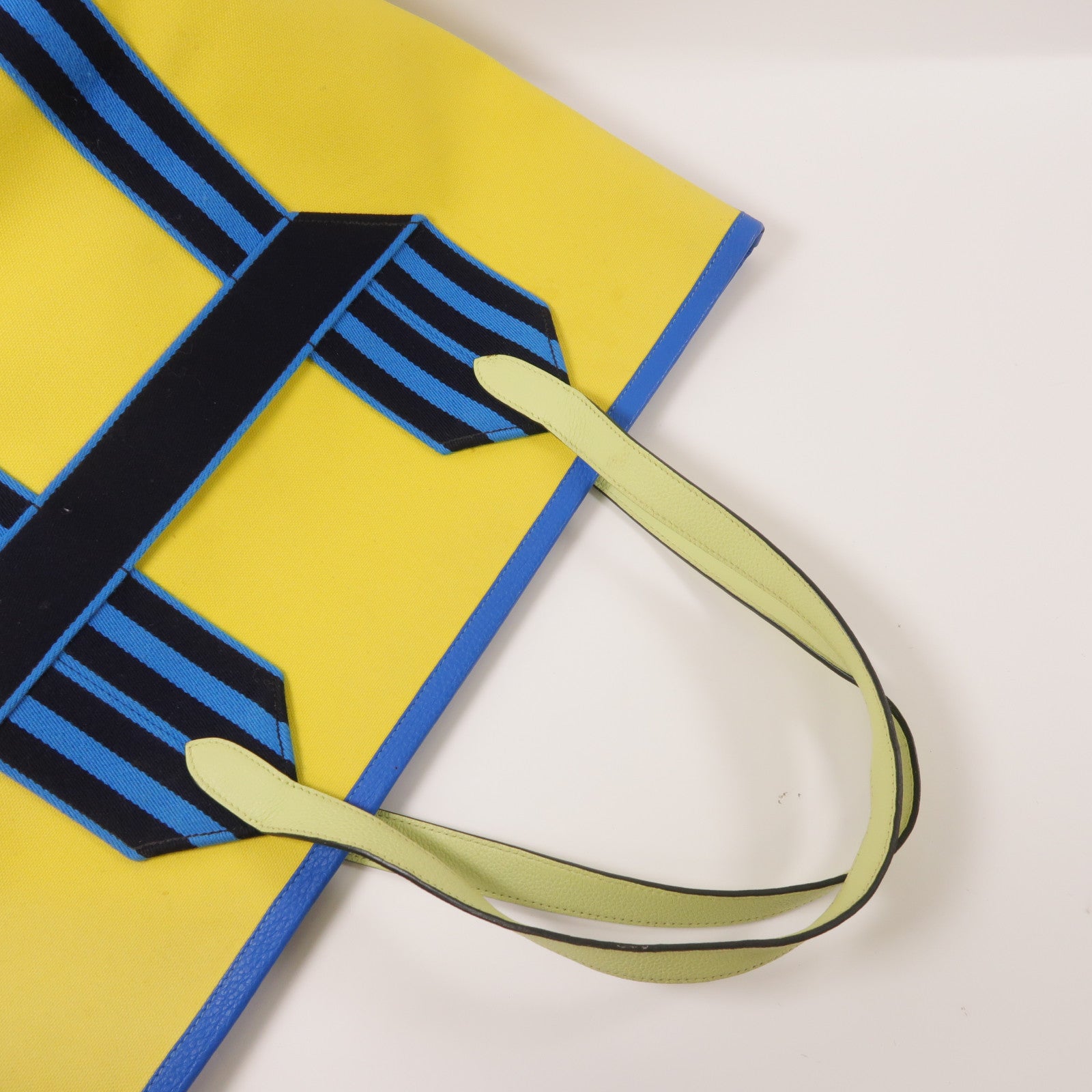 HERMES 帆布Pur Sangle MM手挽袋