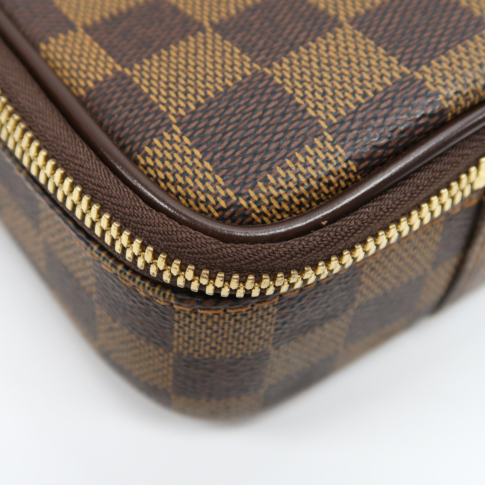 LOUIS VUITTON Damier Porte Ordinatur Savana金扣手挽肩背兩用袋啡色
