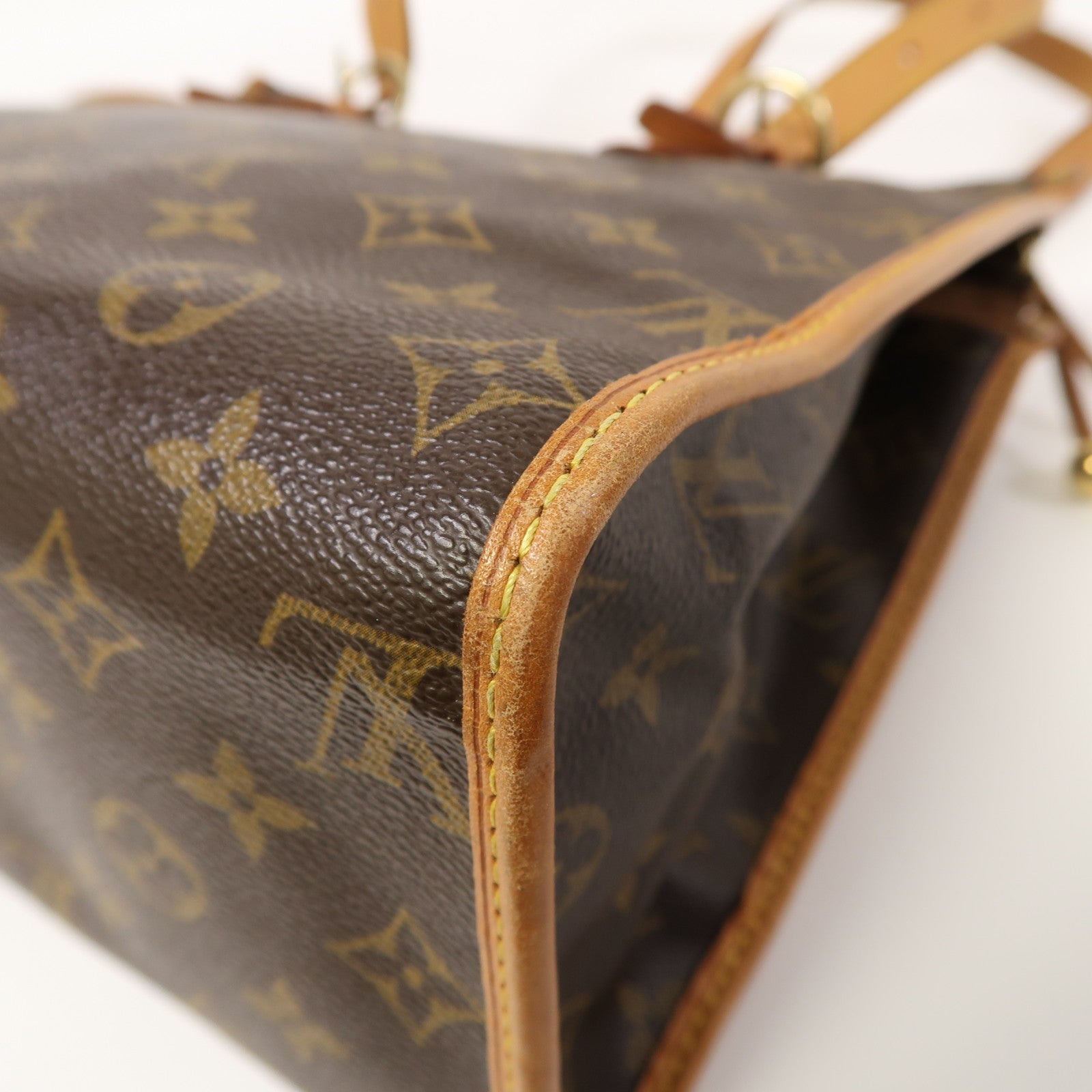 LOUIS VUITTON Monogram Popincourt Haut金扣肩背袋啡色