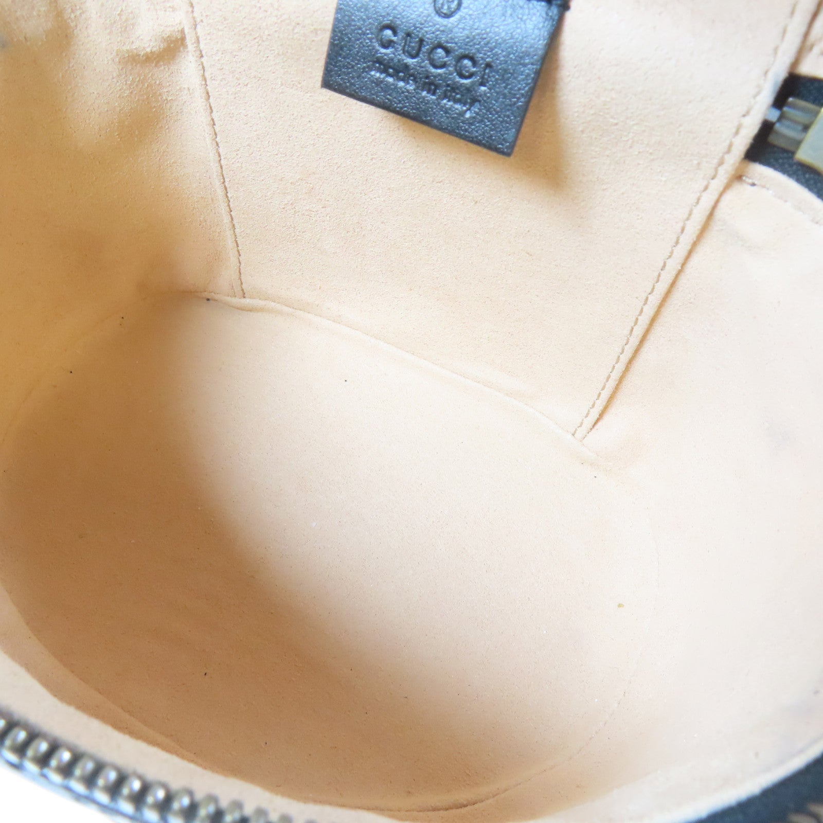 GUCCI 牛皮皮革GG Marmont Backpack金扣背包黑色