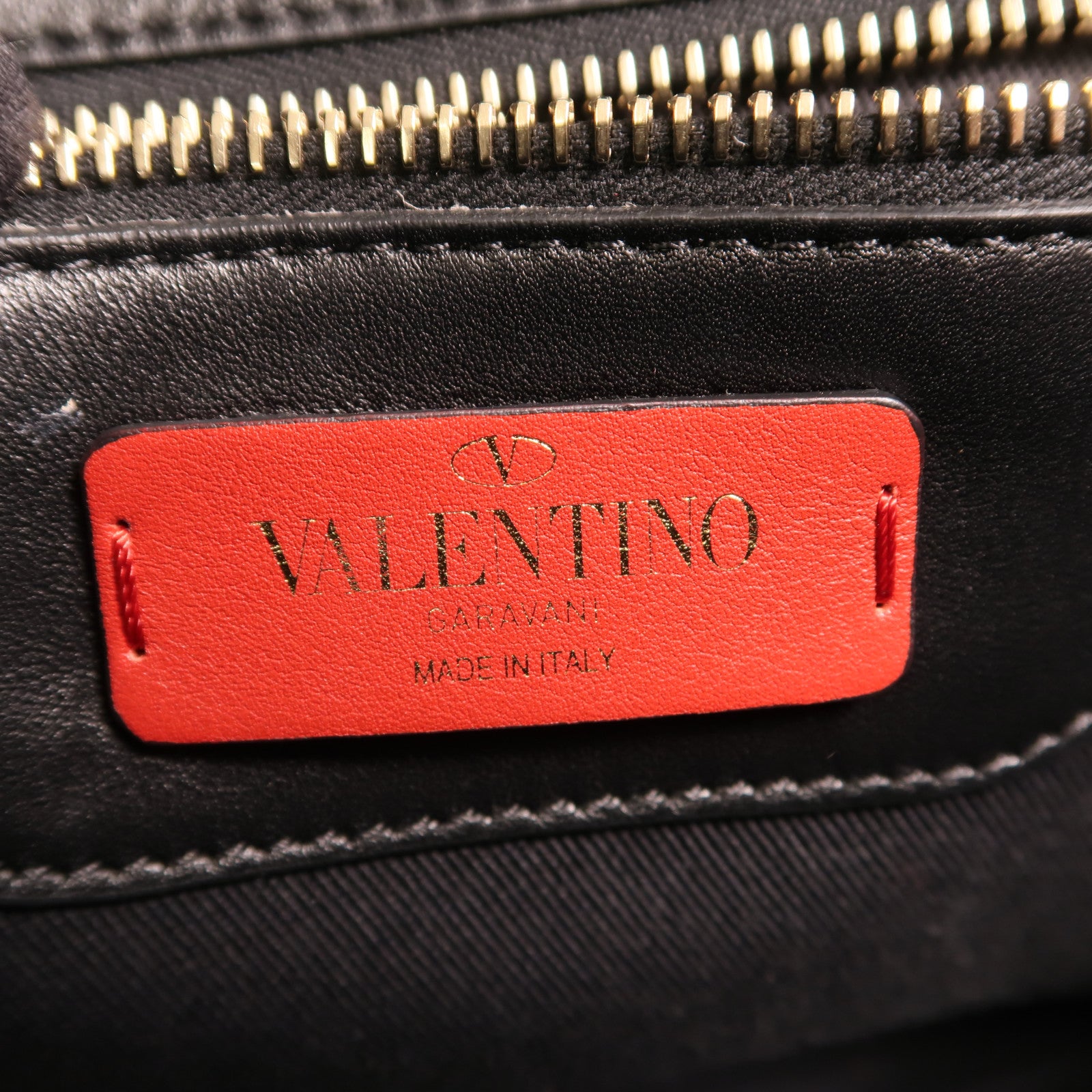 Valentino 羊皮皮革Candystud金扣手挽肩背兩用袋
