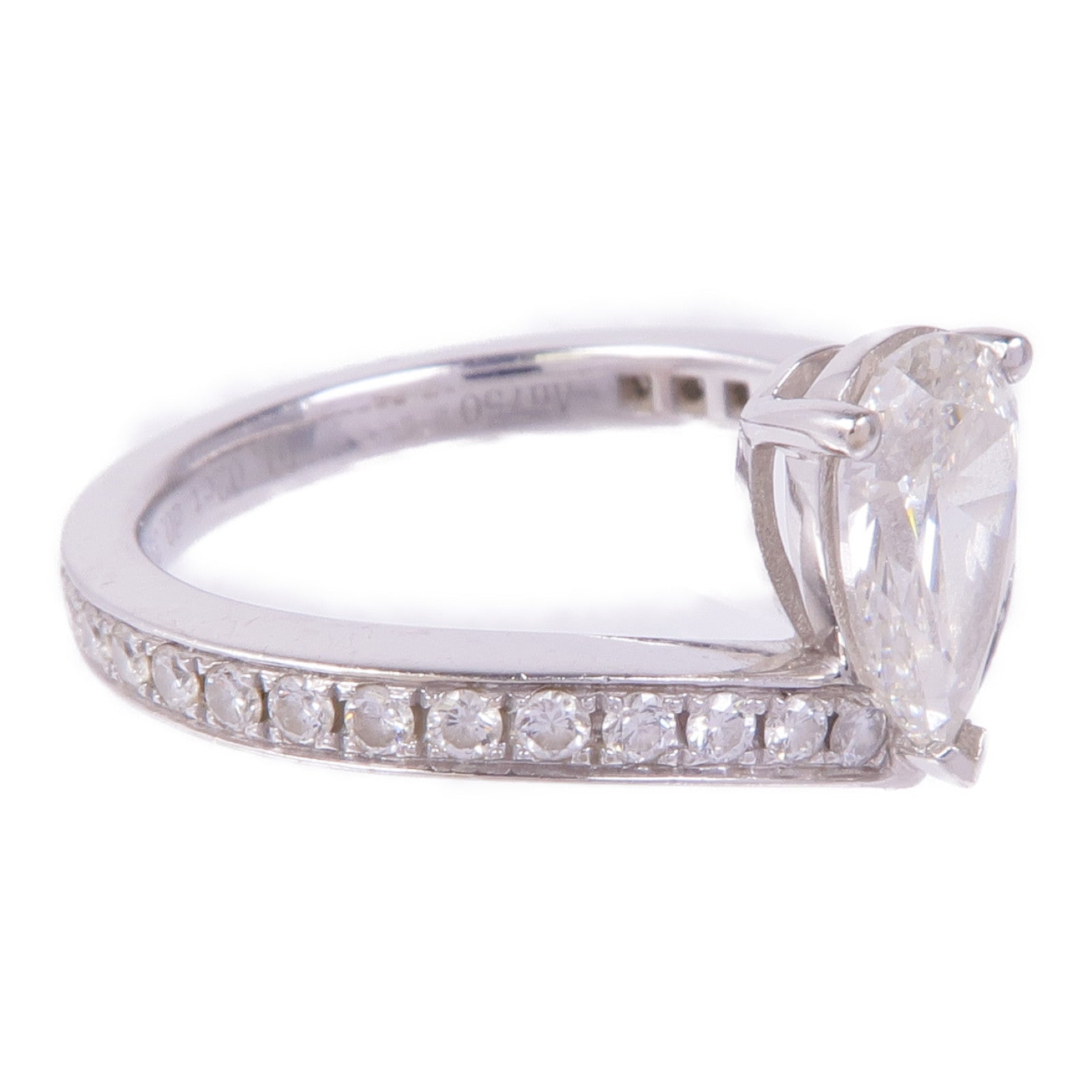 JEWELRY 【激減優惠】18K白金Diamond Ring鑽石戒指US#6.5