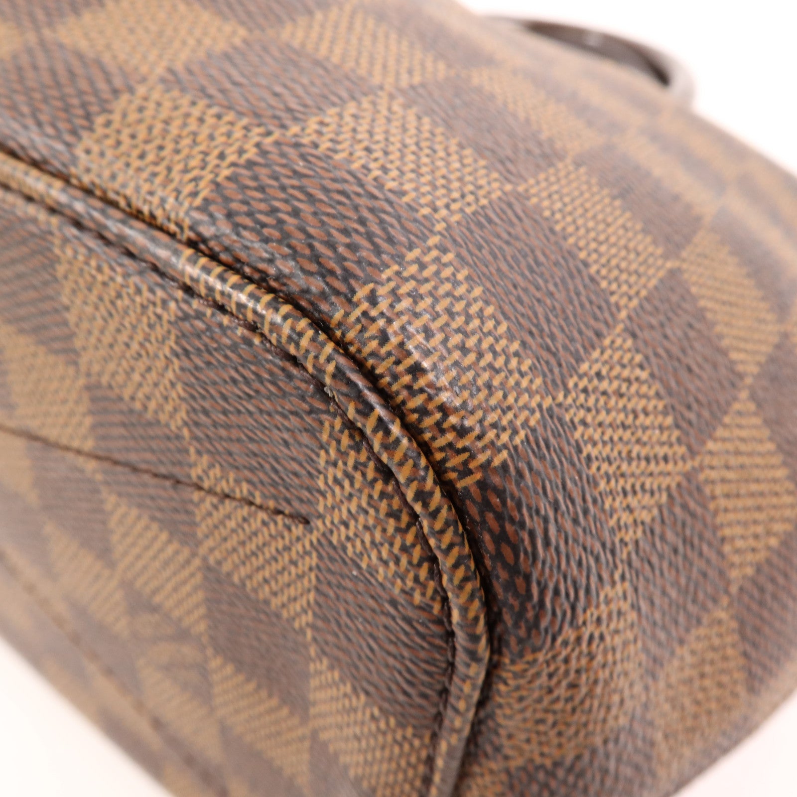 LOUIS VUITTON Damier Siena PM金扣手挽袋