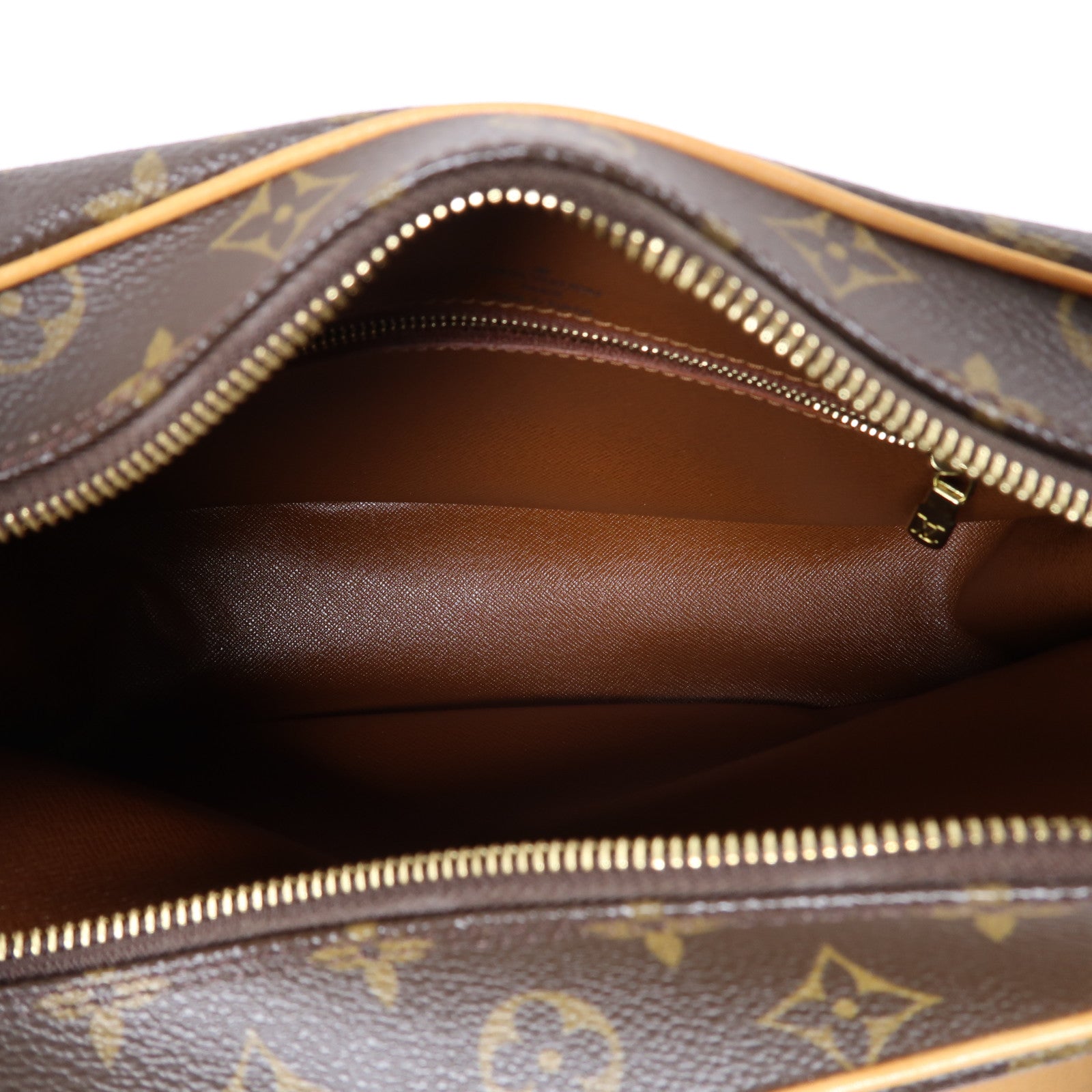 LOUIS VUITTON Monogram Boulogne金扣肩背袋啡色