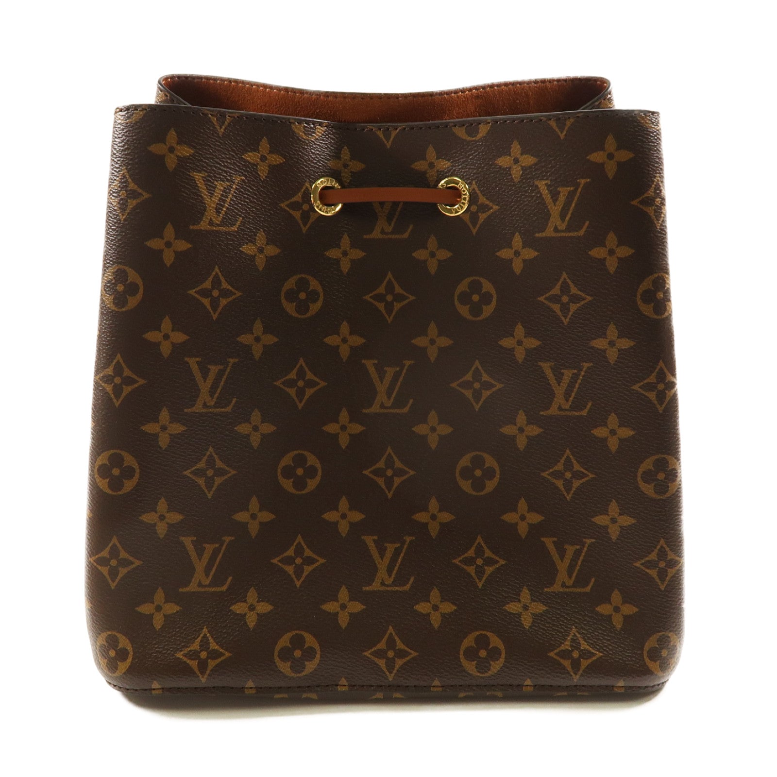 LOUIS VUITTON Monogram Neo Noe MM金扣肩背袋啡色