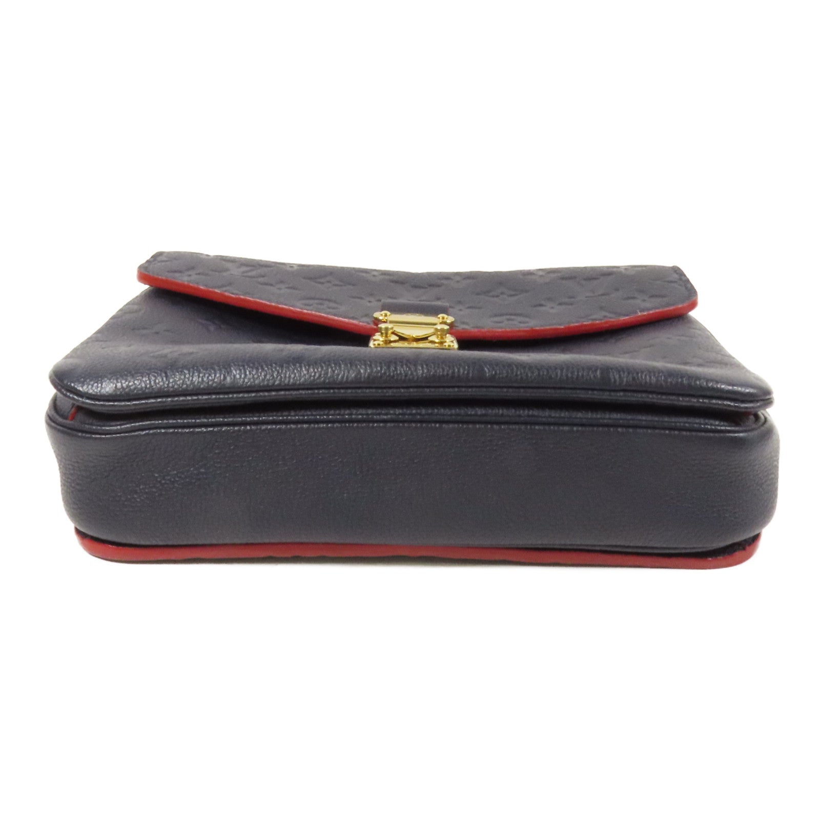 LOUIS VUITTON Monogram Empreinte Pochette Metis金扣手挽肩背兩用袋