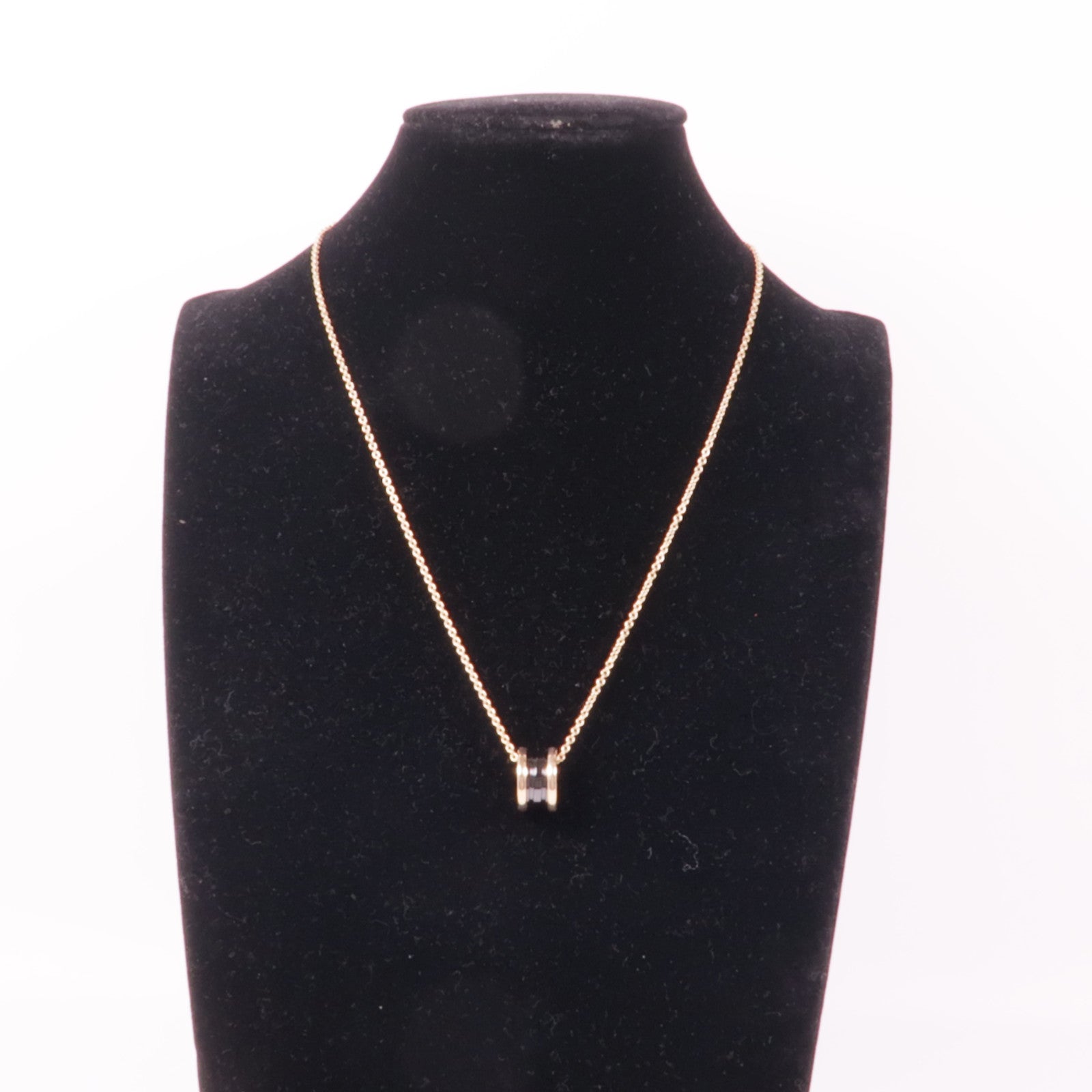 BVLGARI 18K玫瑰金/陶瓷B-Zero1 Necklace項鍊