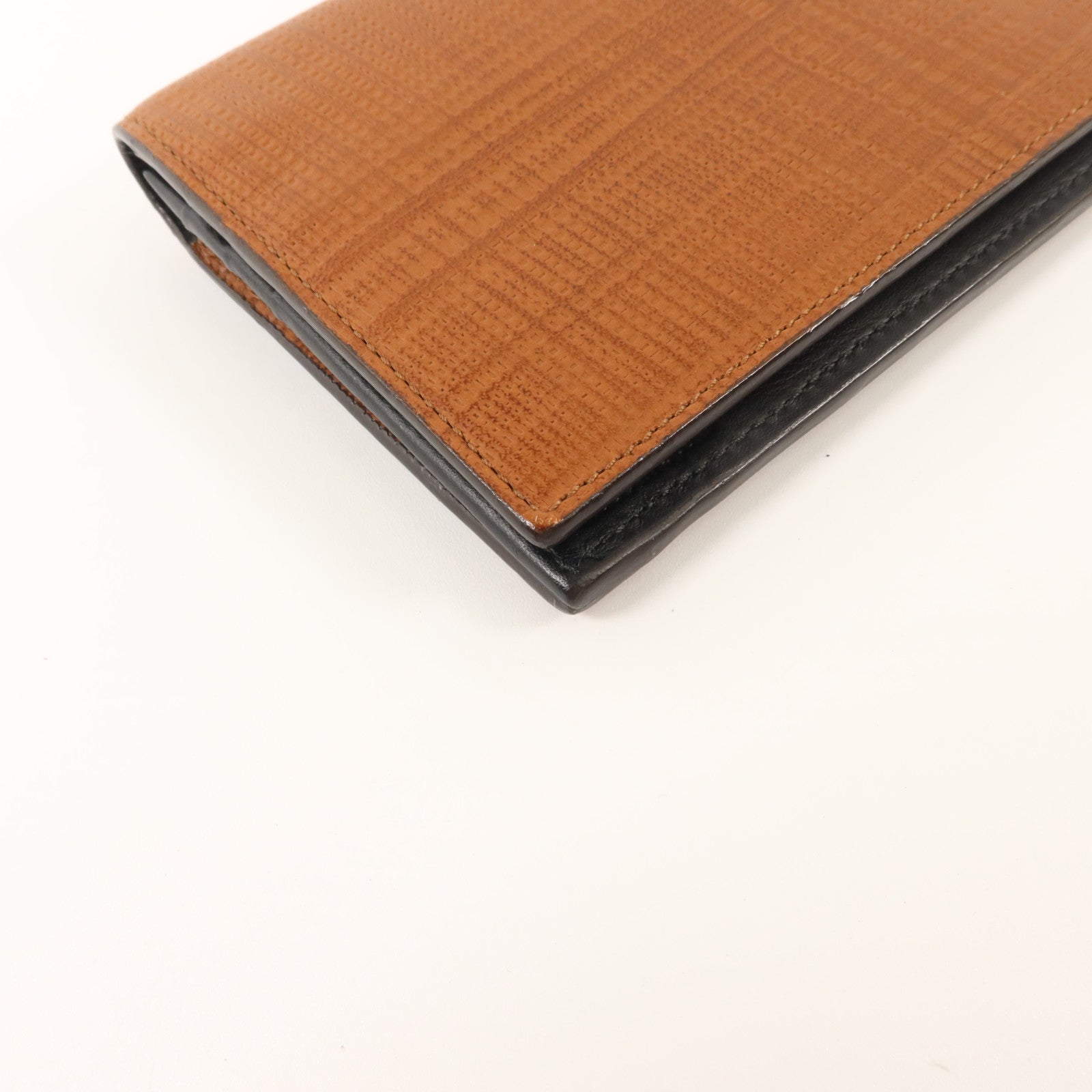 LOEWE 牛皮皮革Long Wallet銀扣長錢包