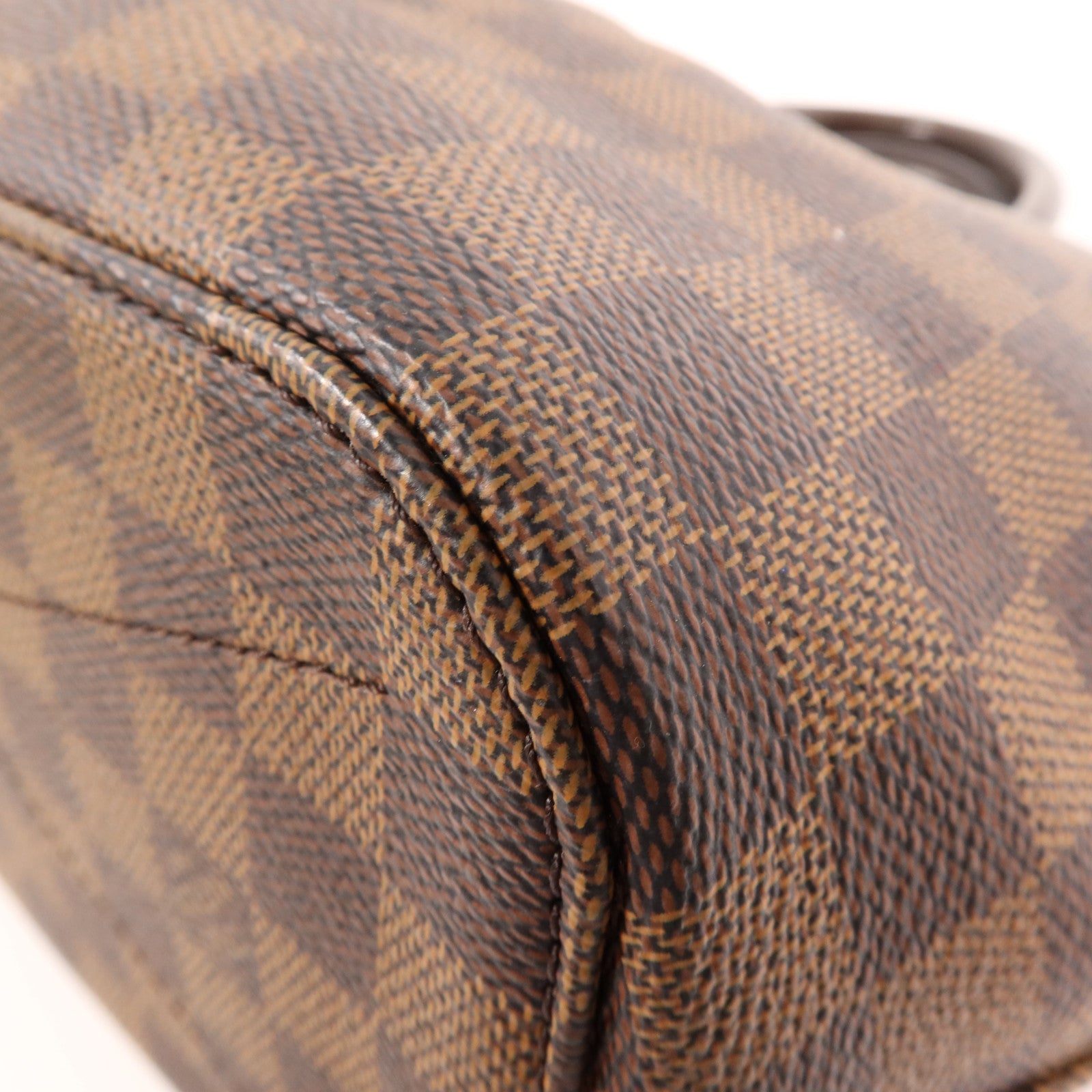 LOUIS VUITTON Damier Siena PM金扣手挽袋