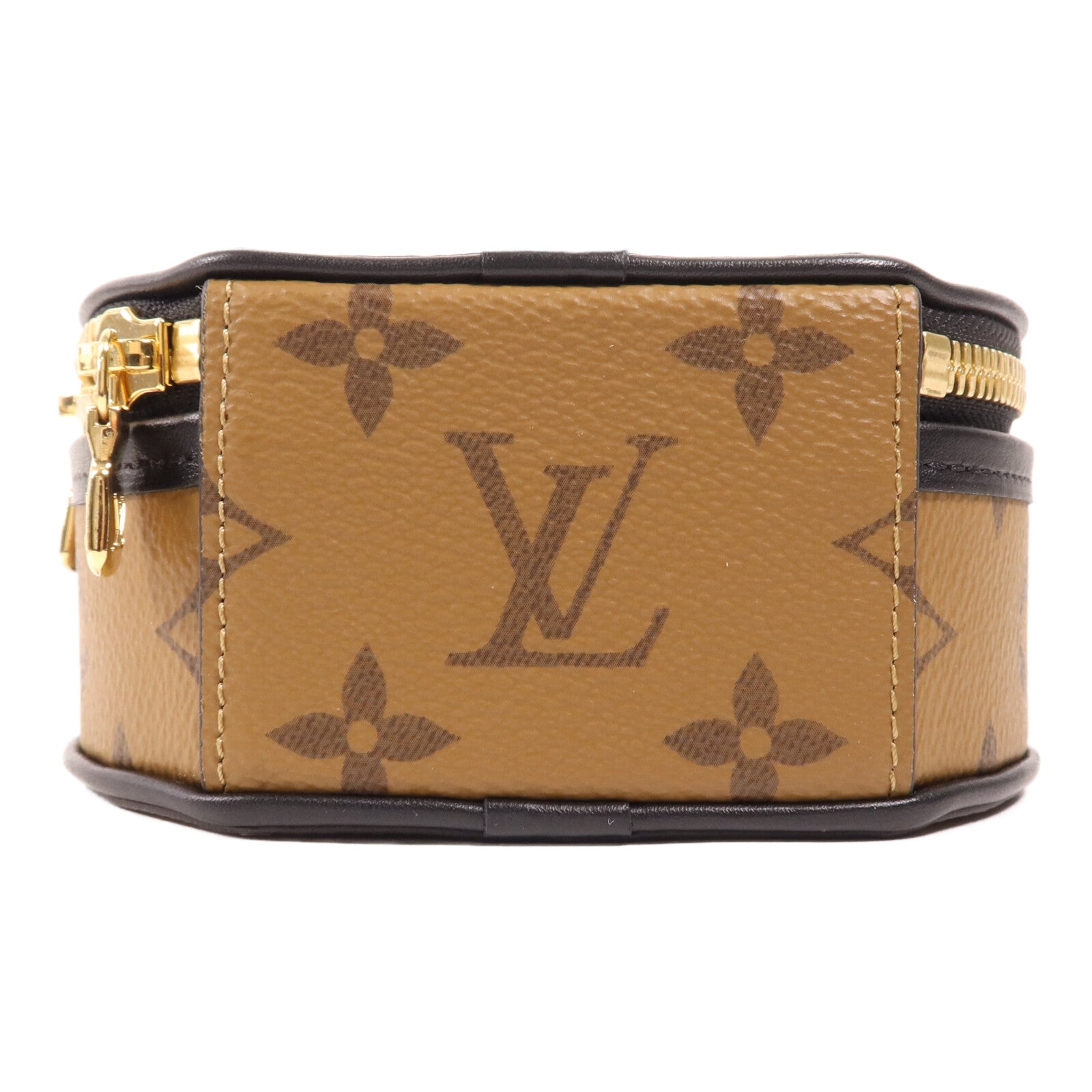 LOUIS VUITTON Monogram Reverse Mini Boite Chapeau金扣手挽肩背兩用袋
