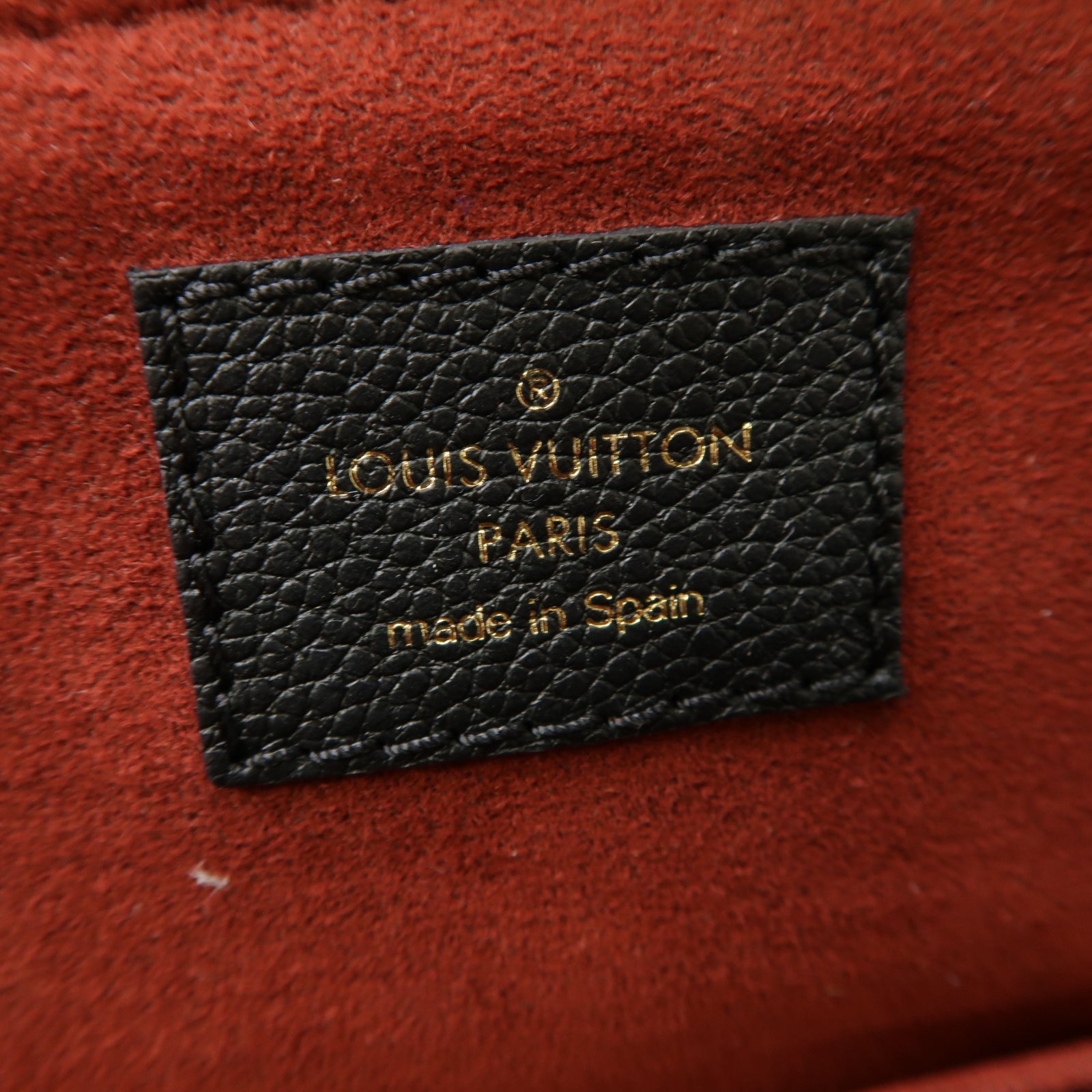 LOUIS VUITTON Monogram Empreinte Petit Palais金扣手挽肩背兩用袋黑色