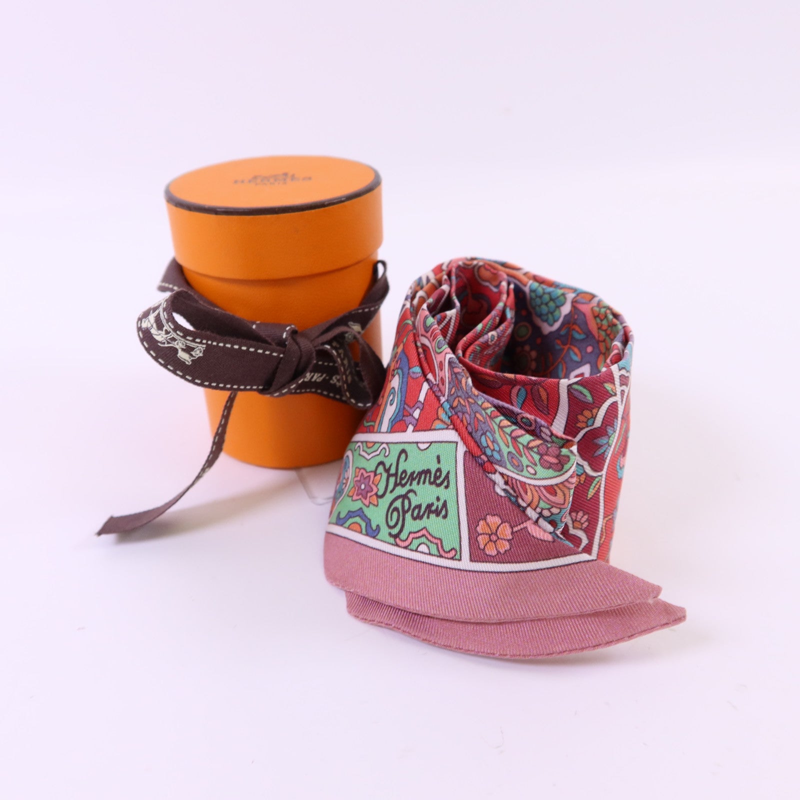 HERMES 絲質Twilly絲巾